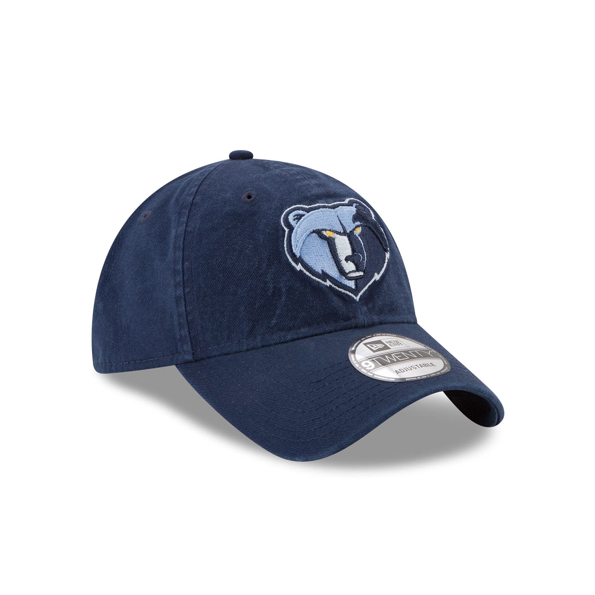 Memphis Grizzlies Core Classic Blue 9TWENTY Adjustable Hat - Image 3