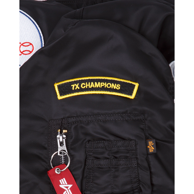 Alpha Industries X Los Angeles Dodgers MA-1 Bomber Jacket - Image 5