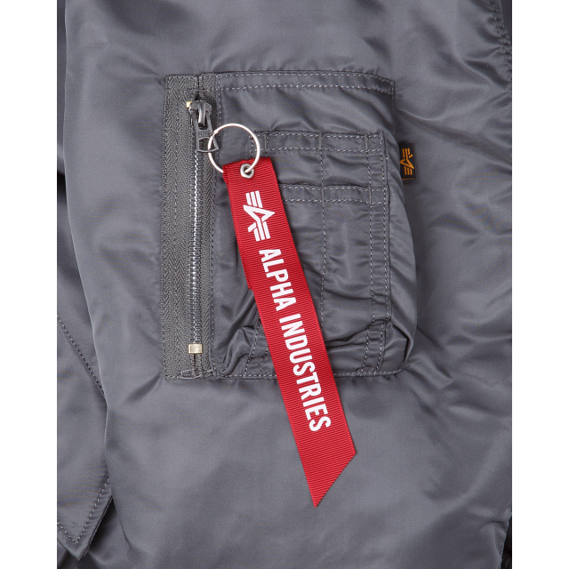 Alpha Industries X San Francisco 49ers Gray MA-1 Bomber Jacket - Image 5