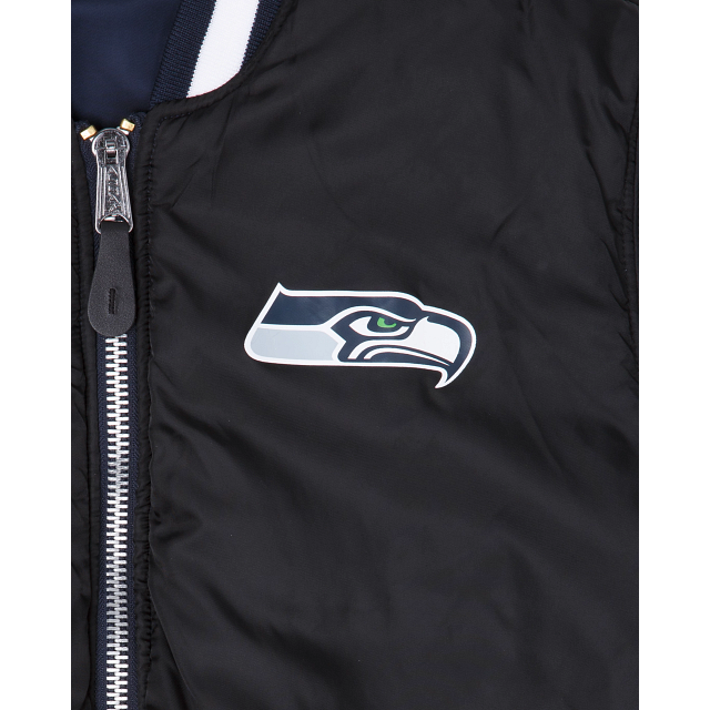 Alpha Industries X Seattle Seahawks MA-1 Bomber Jacket - Image 8