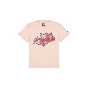 Sultanes de Monterrey Pale Pink Floral T-Shirt