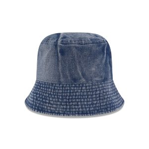 New Era Cap Blue Denim Bucket Hat