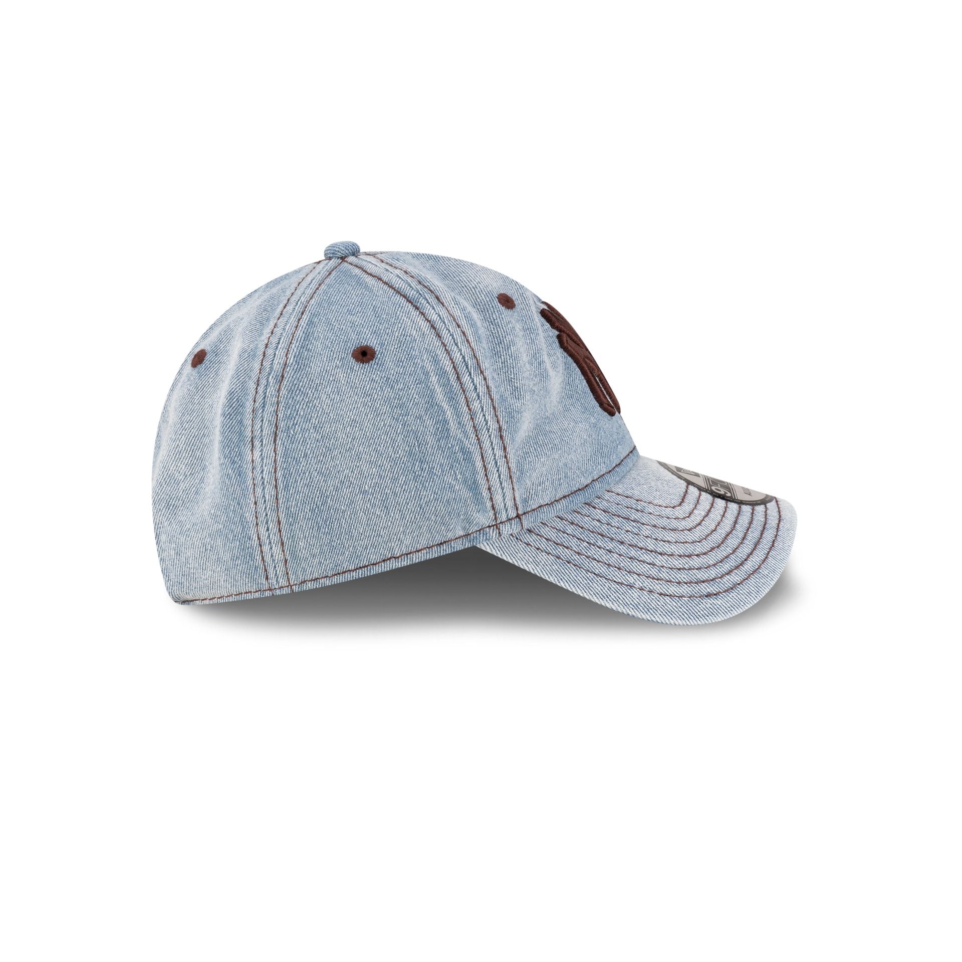 New York Yankees Light Blue Denim 9FORTY Adjustable Hat - Image 5