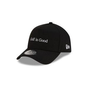 New Era Cap Golf is Good Black 9FORTY A-Frame Snapback Hat