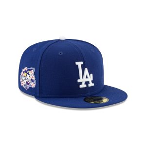 Los Angeles Dodgers Triple Player Side Patch 59FIFTY Fitted Hat