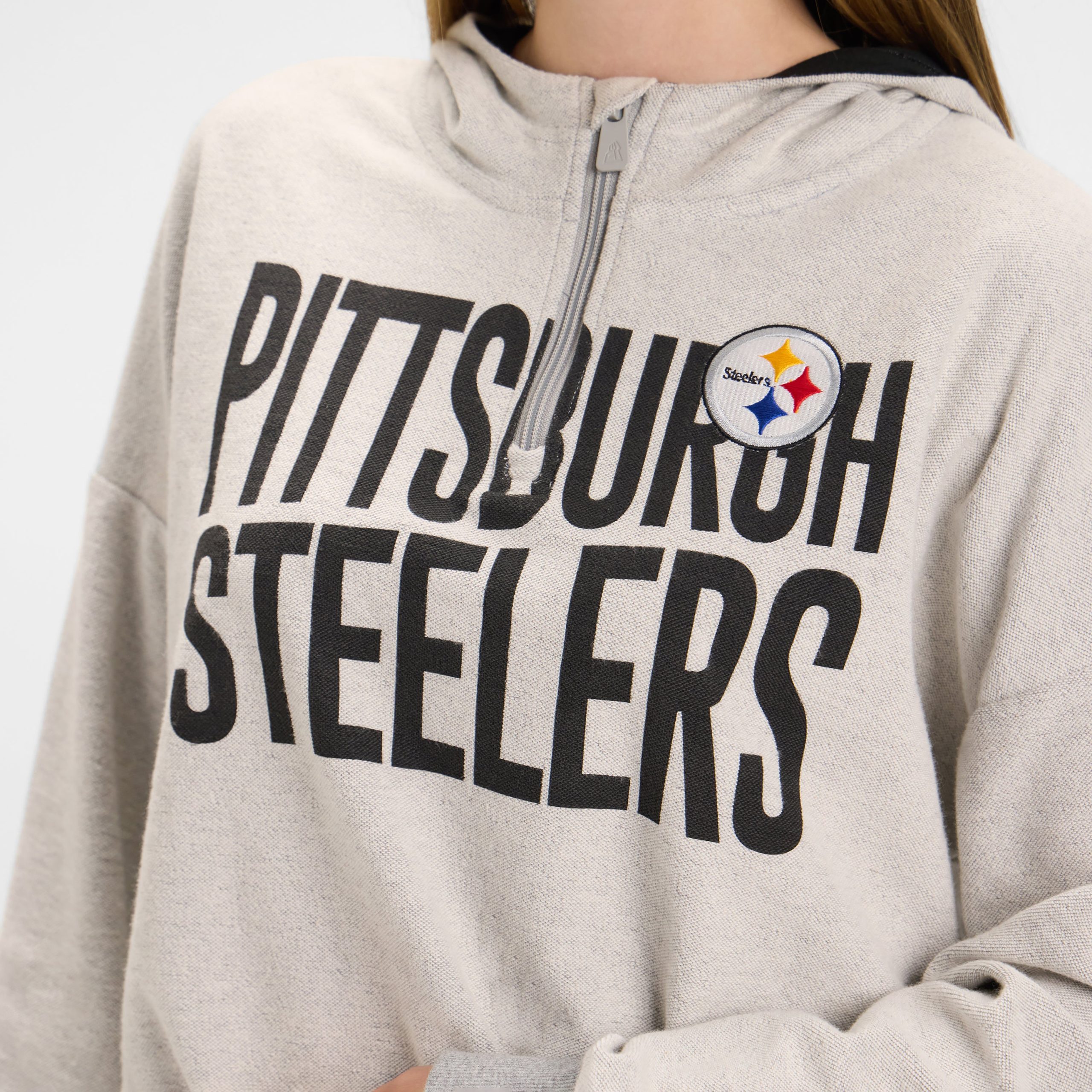 Los Angeles Lakers Sport Night Heather Gray Women's Hoodie - Image 4