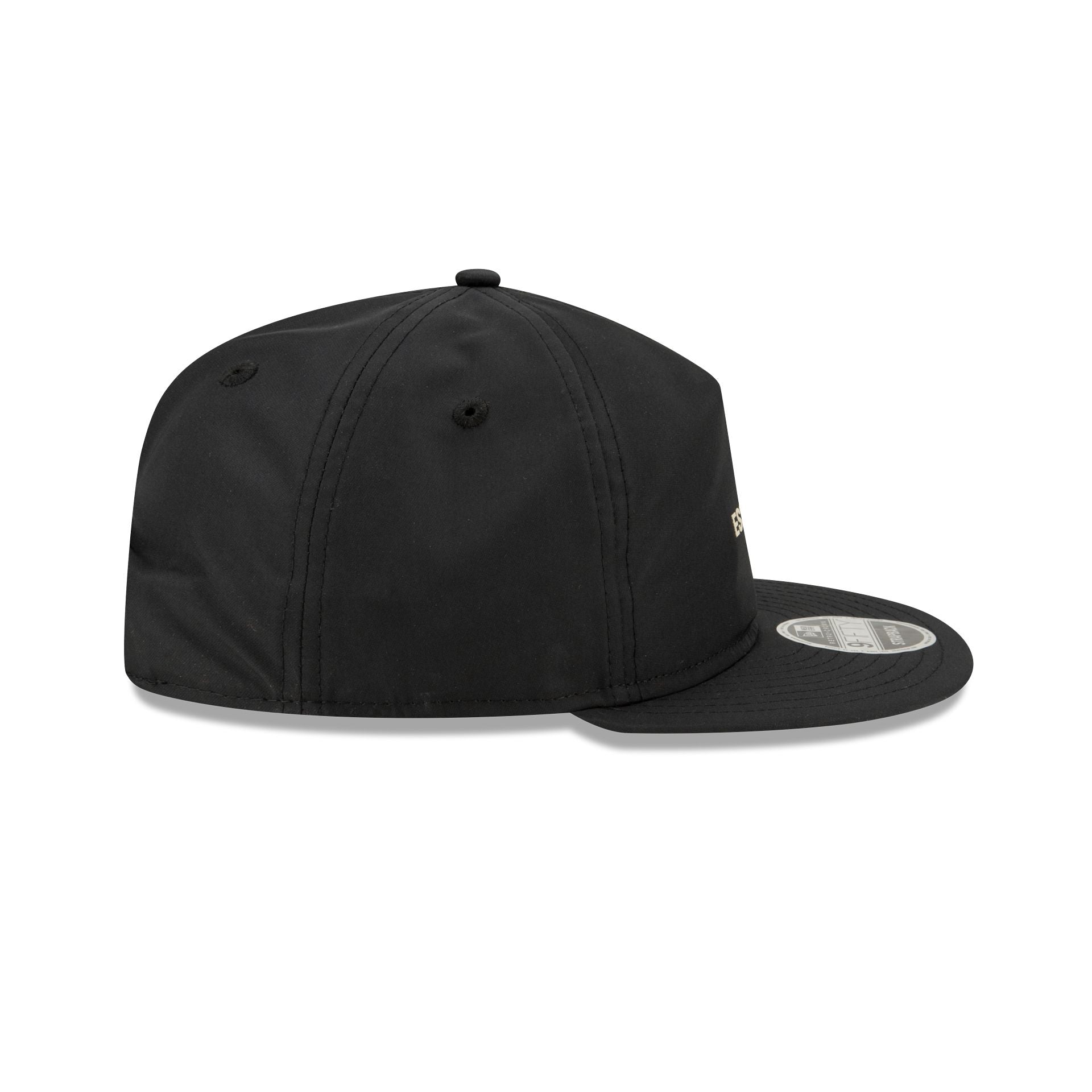 Fear Of God Essentials Retro Crown Black Alternate 9FIFTY Strapback Hat - Image 5