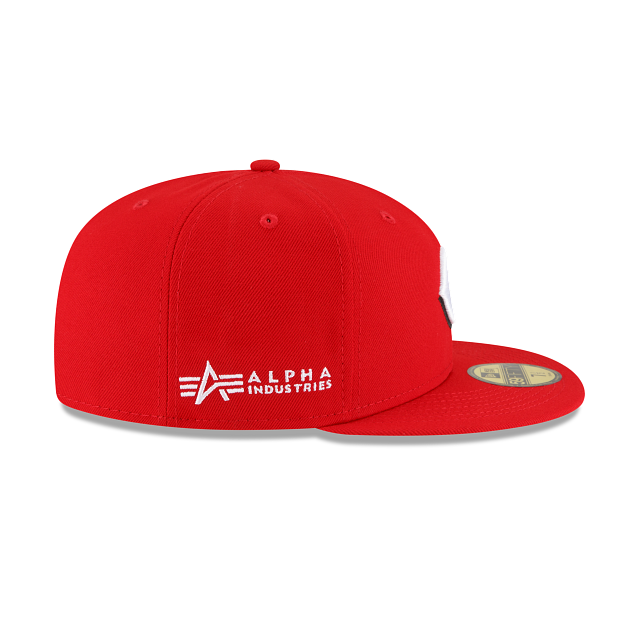 Alpha Industries X Cincinnati Reds 59FIFTY Fitted Hat - Image 5