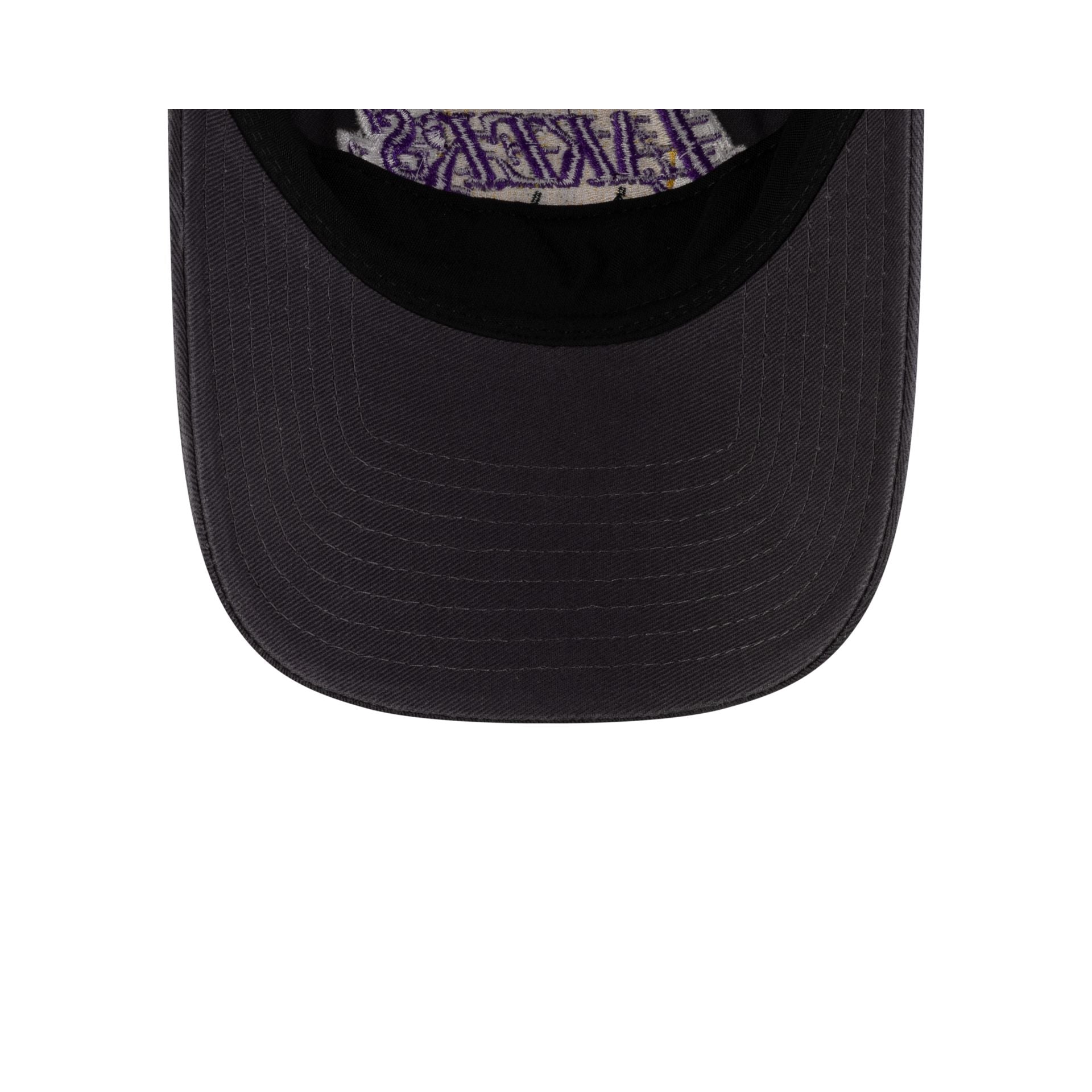 Los Angeles Lakers Core Classic Gray 9TWENTY Adjustable Hat - Image 7