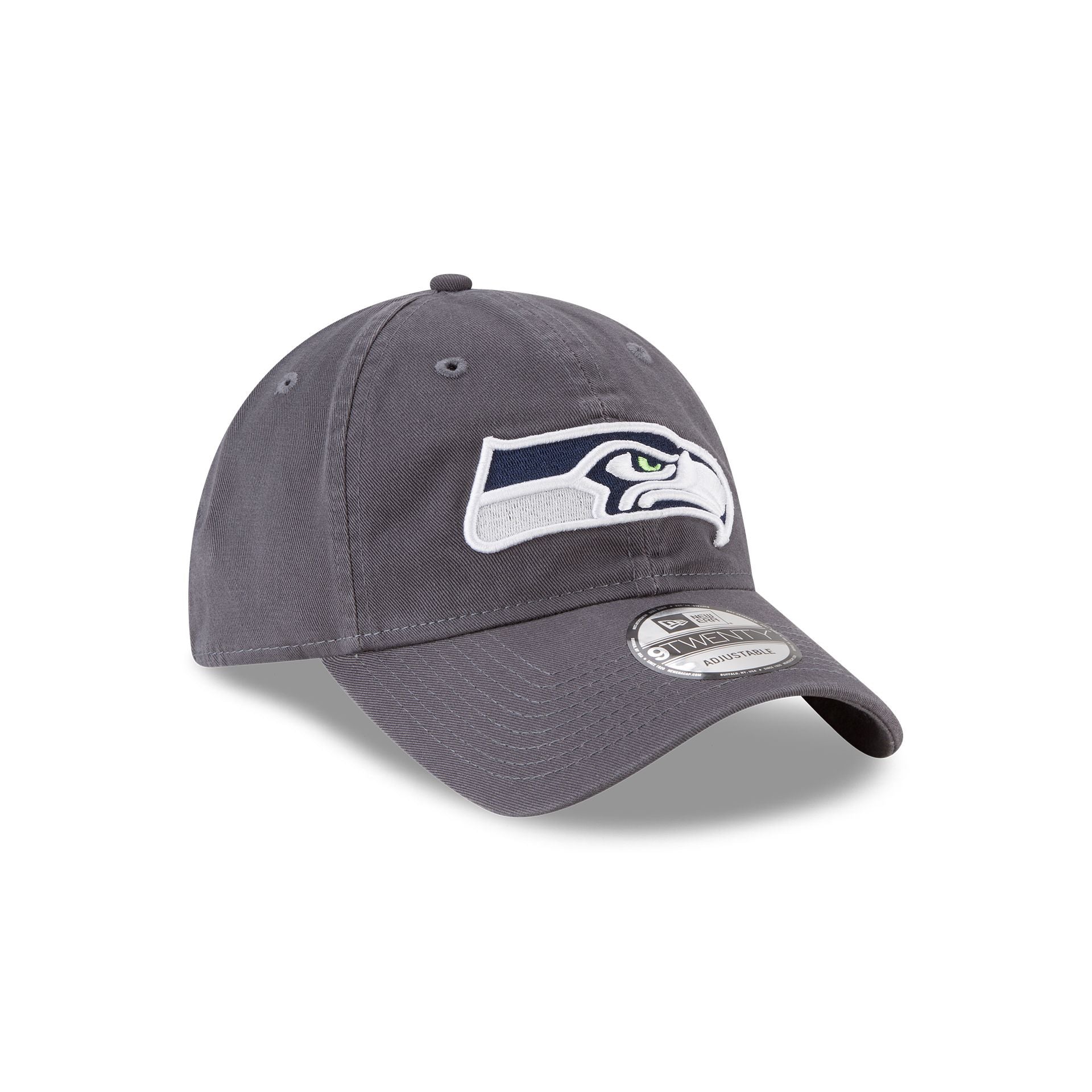 Seattle Seahawks NFL Core Classic Graphite 9TWENTY Adjustable Hat - Image 3