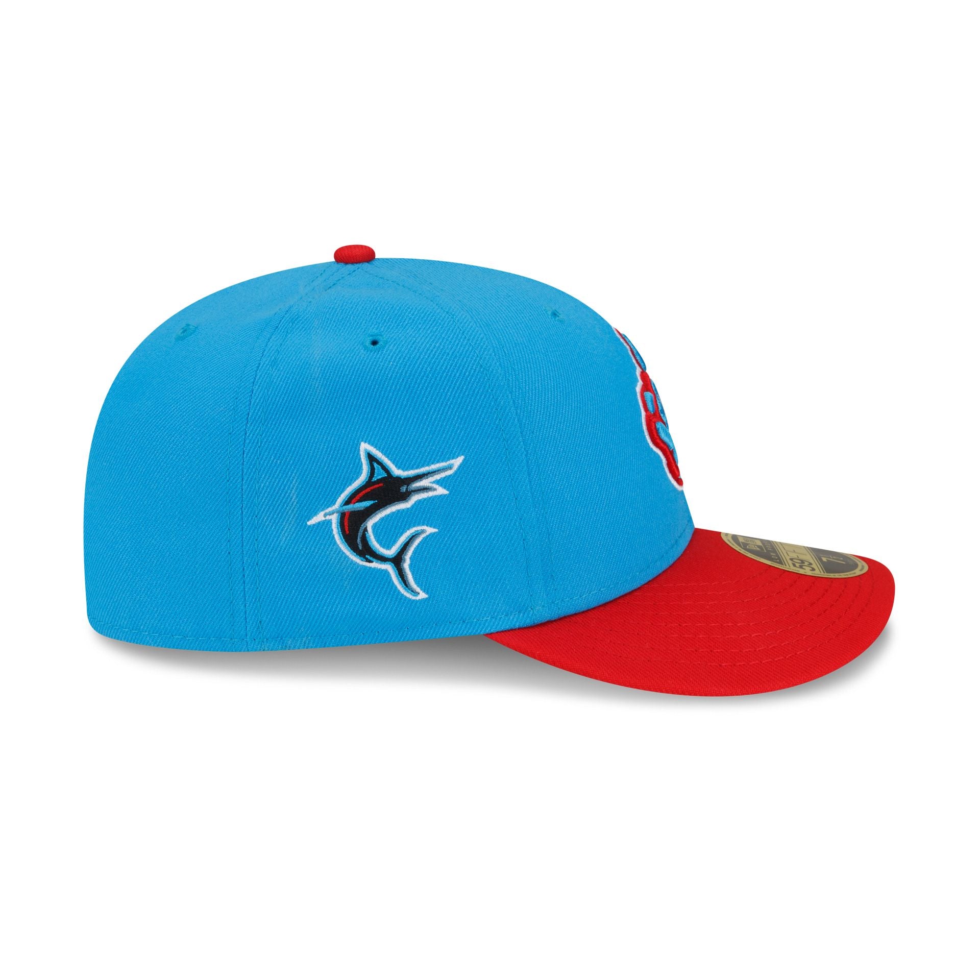 Miami Marlins City Connect Low Profile 59FIFTY Fitted Hat - Image 4