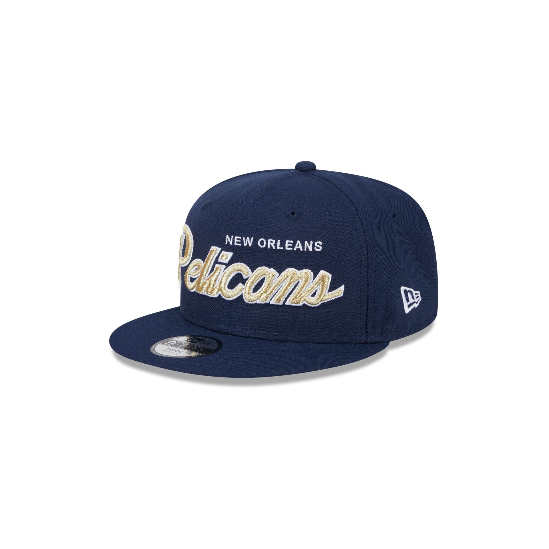 New Orleans Pelicans Script Kids 9FIFTY Snapback Hat - Image 3