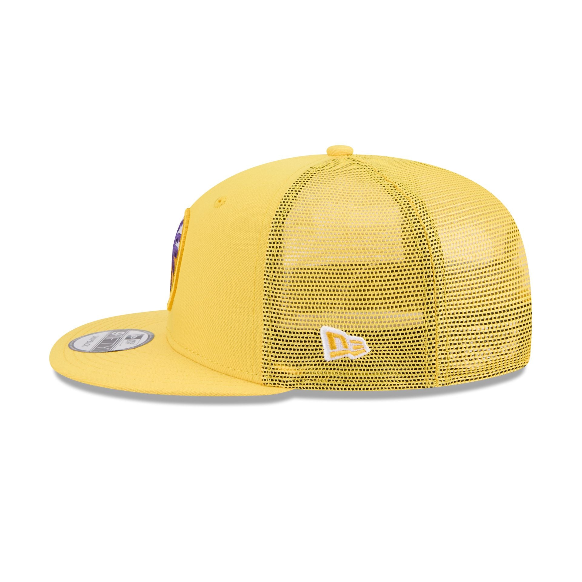 Los Angeles Sparks Yellow 9FIFTY Trucker Hat - Image 4