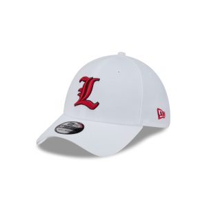 Louisville Cardinals Optic White 39THIRTY Stretch Fit Hat
