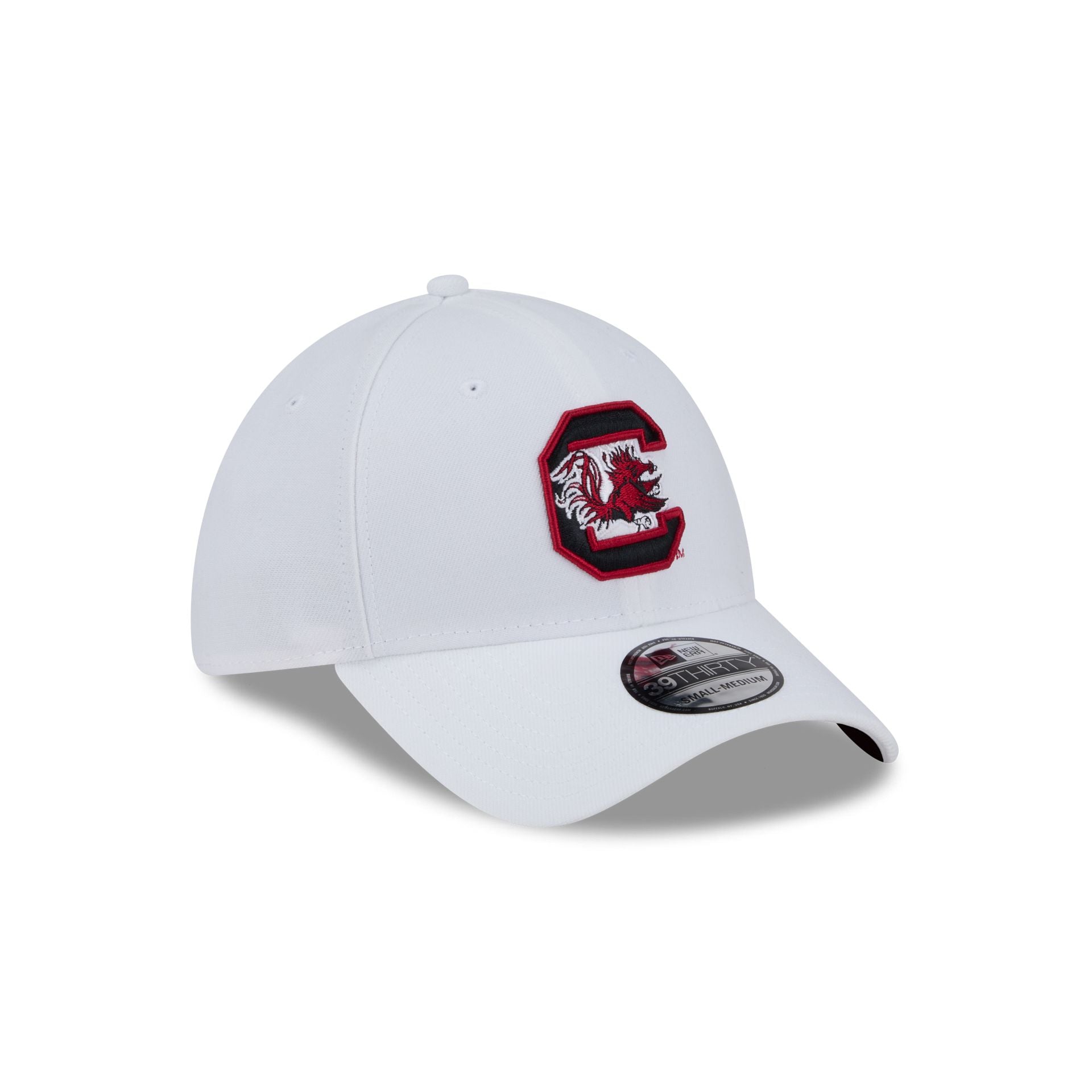 South Carolina Gamecocks Optic White 39THIRTY Stretch Fit Hat - Image 3