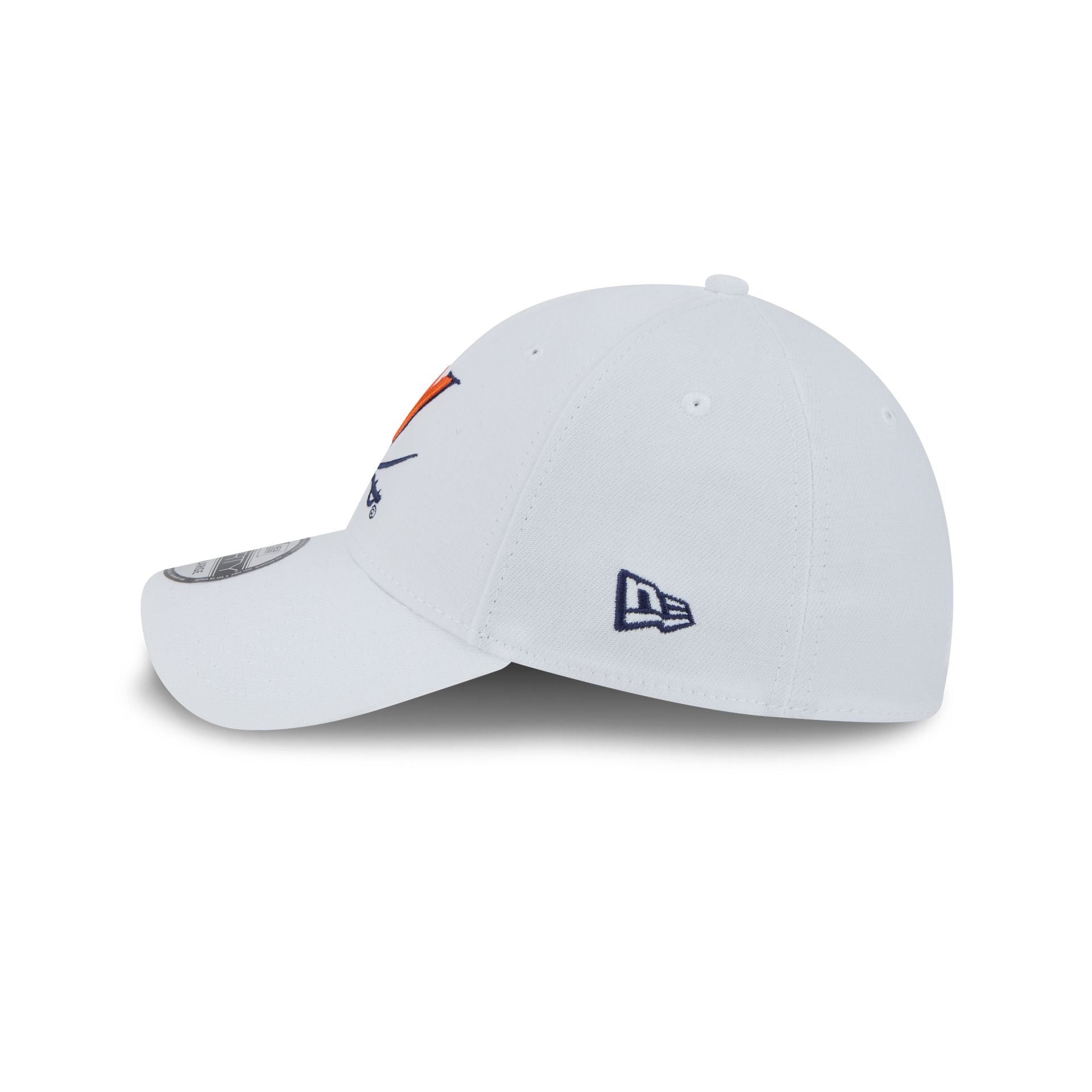 Virginia Cavaliers Optic White 39THIRTY Stretch Fit Hat - Image 8