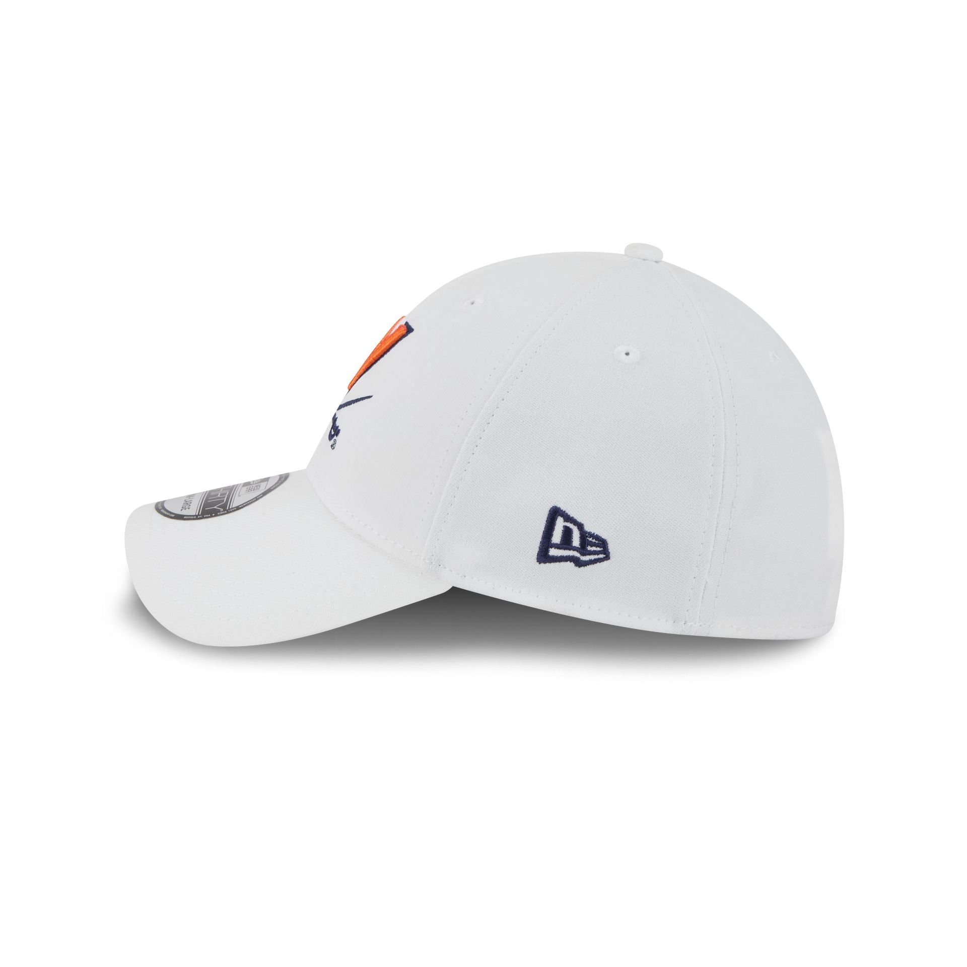 Virginia Cavaliers Optic White 39THIRTY Stretch Fit Hat - Image 7