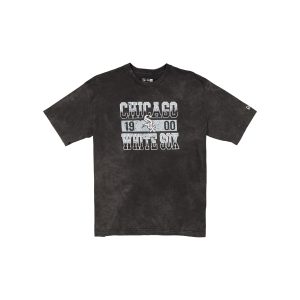 Chicago White Sox Oversized Washed Black T-Shirt