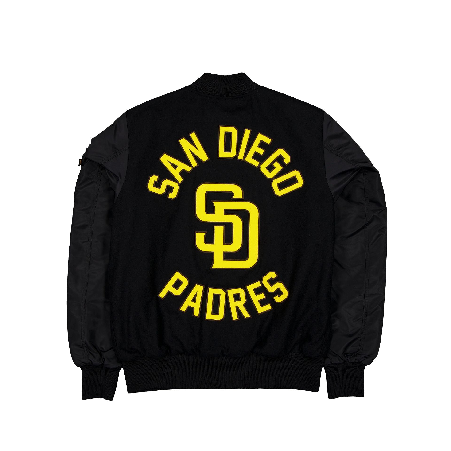 Alpha Industries x San Diego Padres MA-1 Wool Varsity Jacket - Image 3