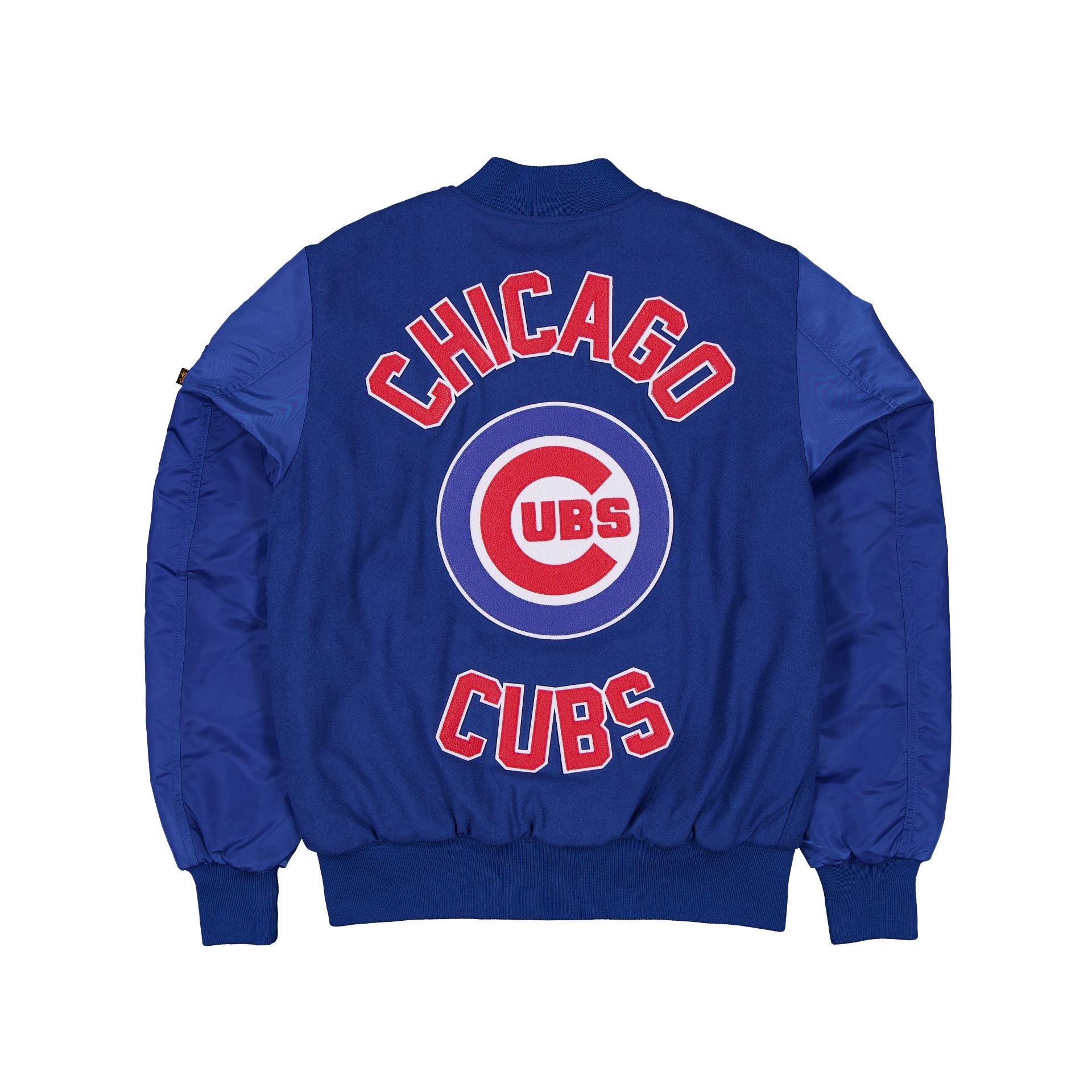Alpha Industries x Chicago Cubs MA-1 Wool Varsity Jacket - Image 3