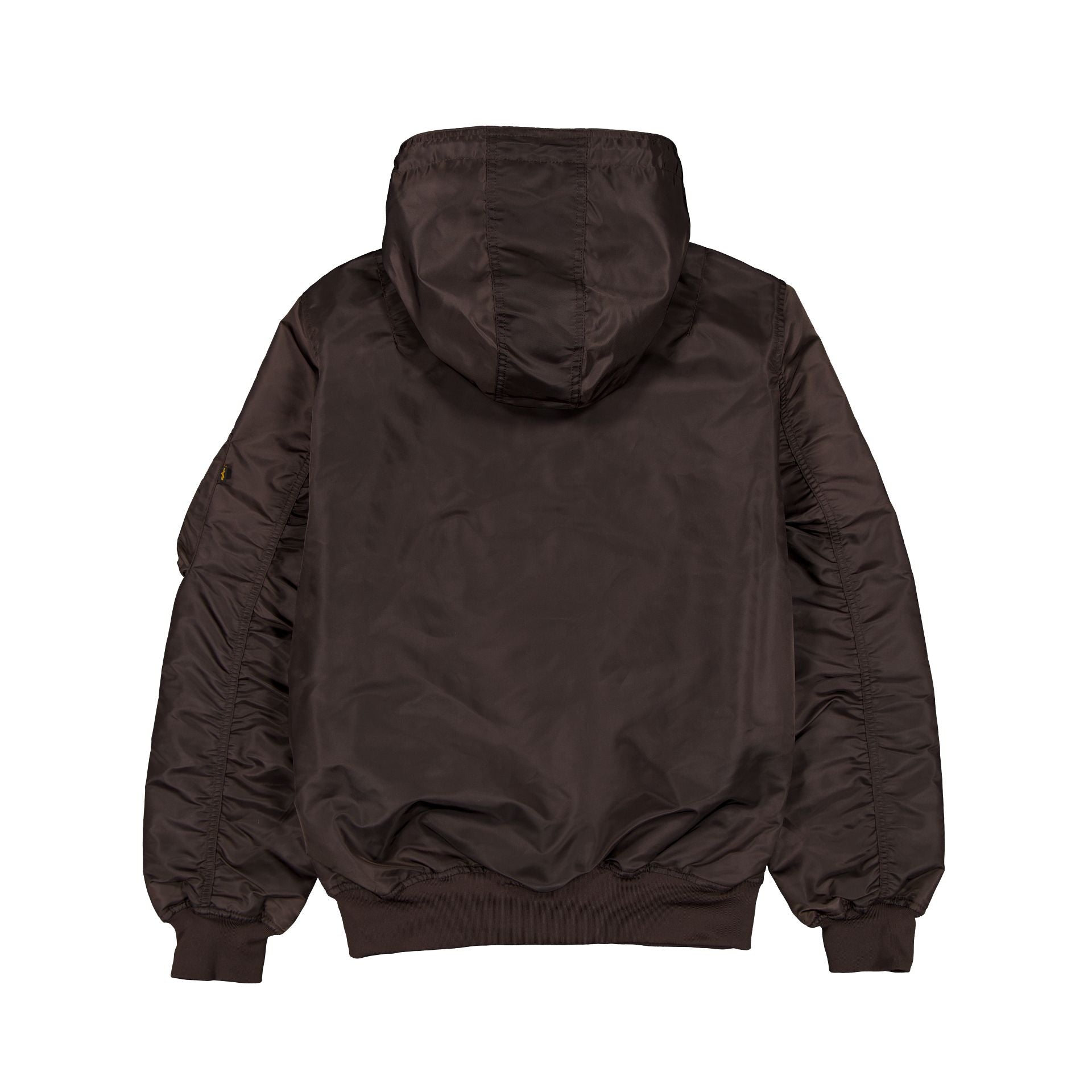 Alpha Industries x New Era Cap L-2B Hooded Bomber Brown Jacket - Image 3