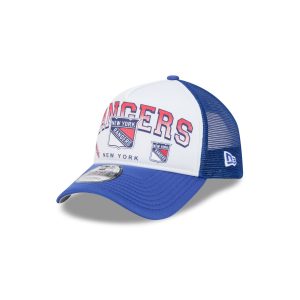 New York Rangers Sport Classics 9FORTY A-Frame Trucker Hat