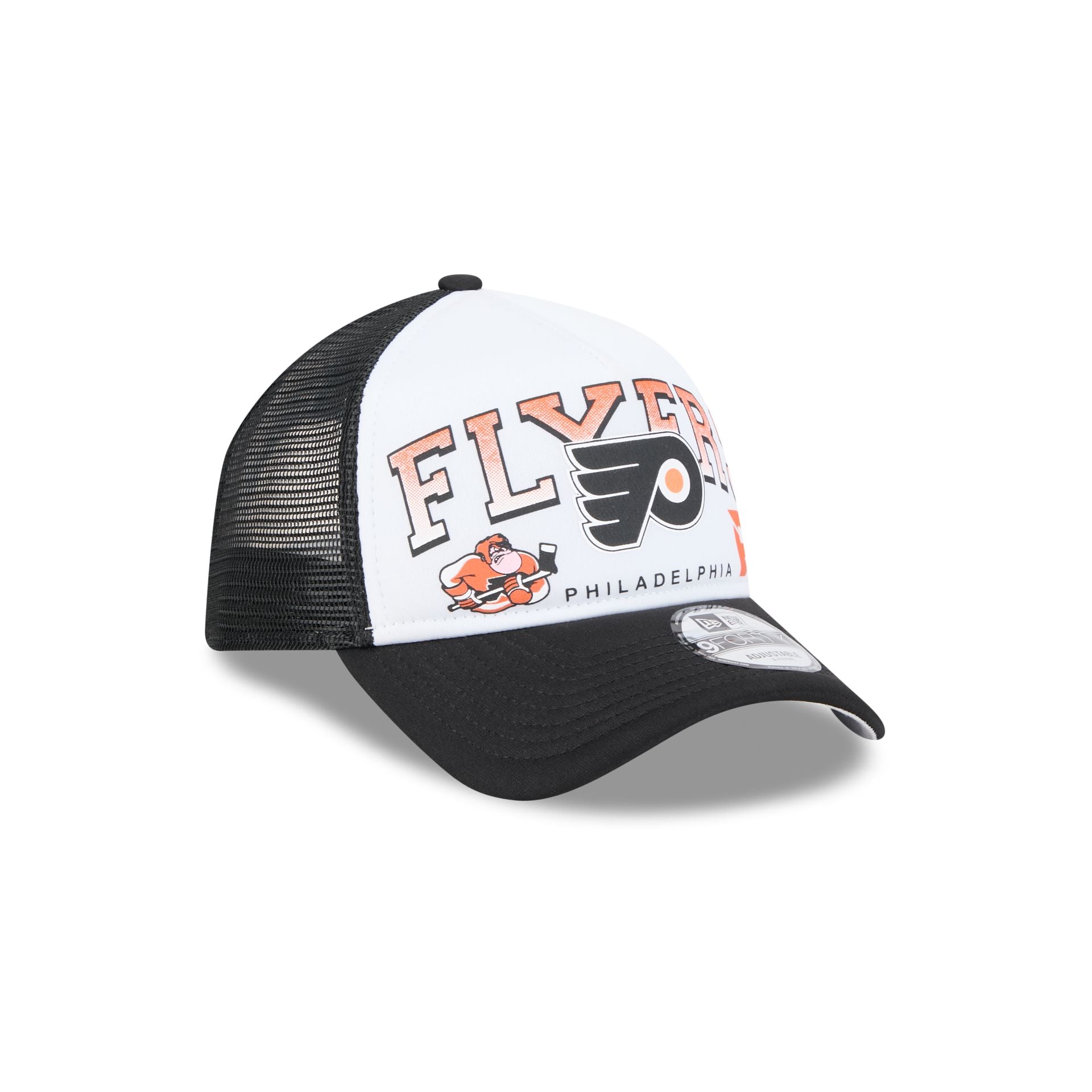 Philadelphia Flyers Sport Classics 9FORTY A-Frame Trucker Hat - Image 3