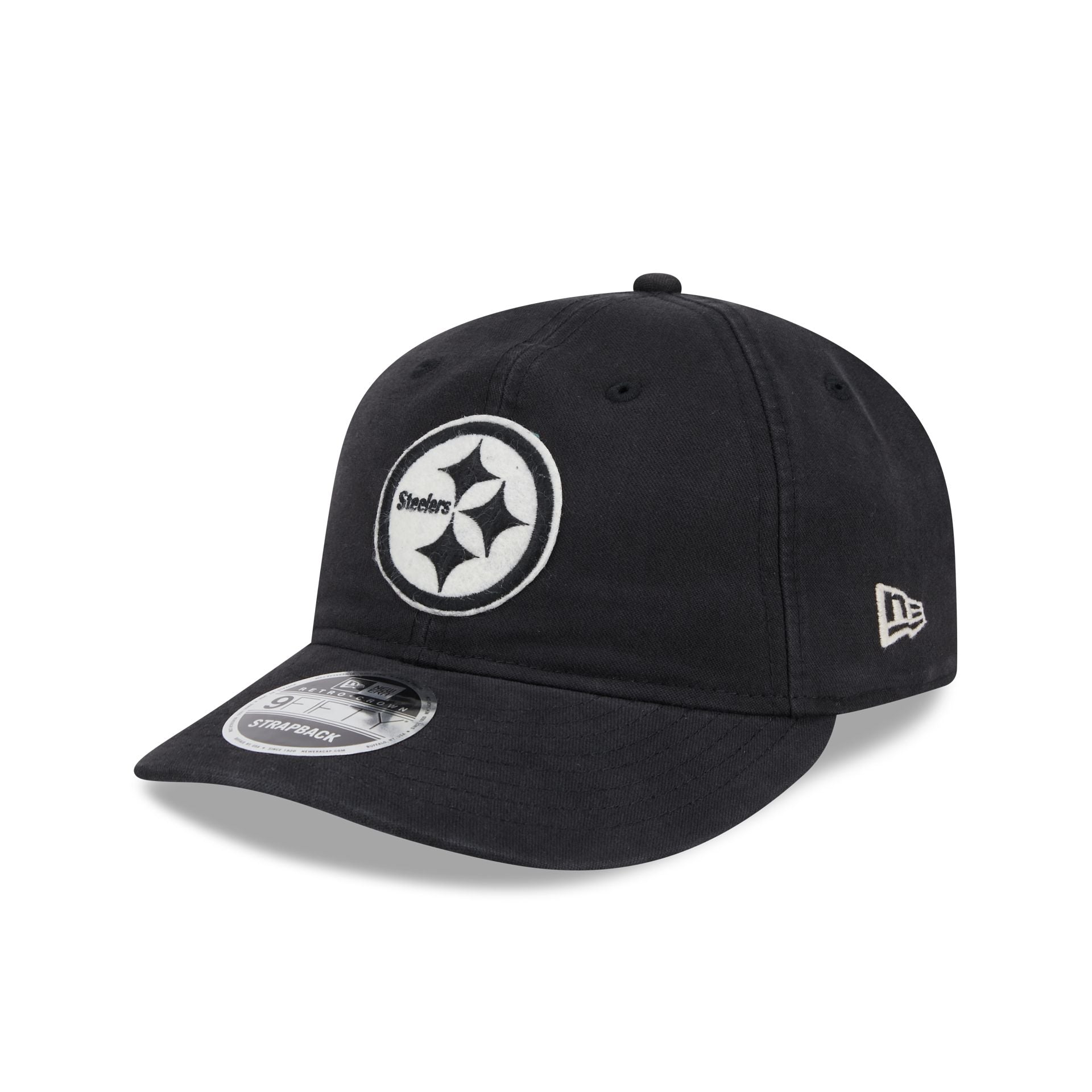 Pittsburgh Steelers Canvas Felt Retro Crown 9FIFTY Strapback Hat