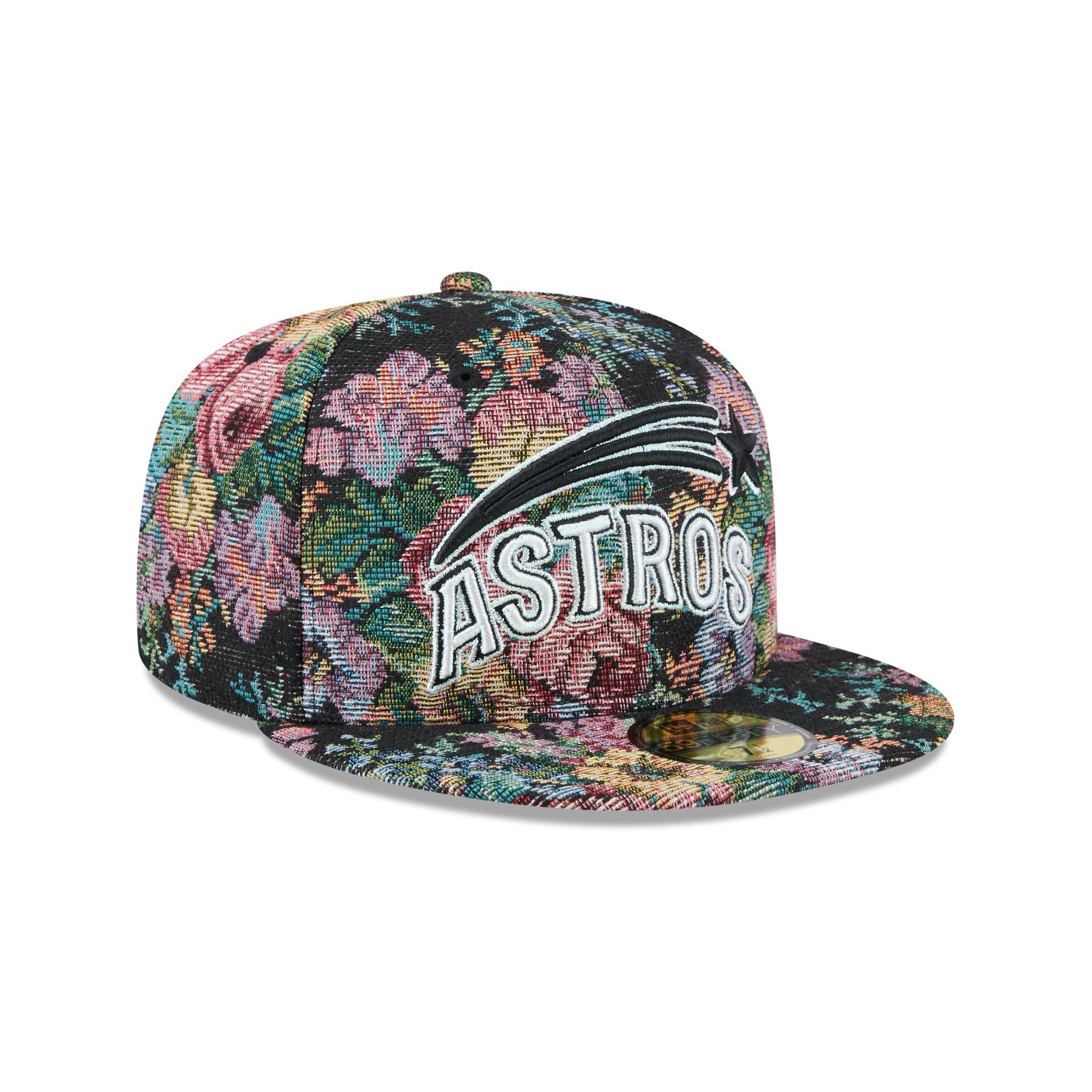 Houston Astros Jacquard Pattern 59FIFTY Fitted Hat - Image 3