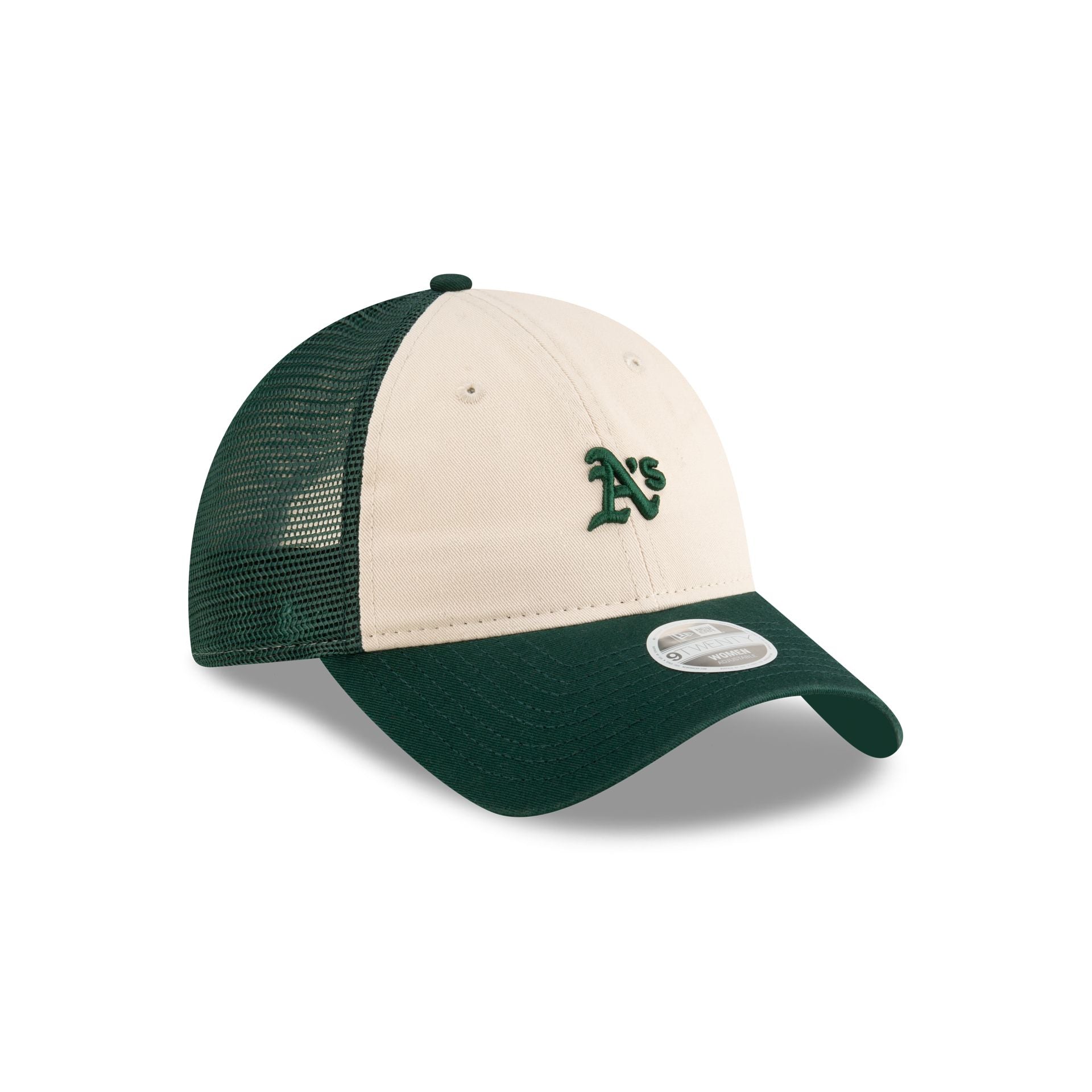 Athletics Women's Dark Green 9TWENTY Trucker Hat - Image 3