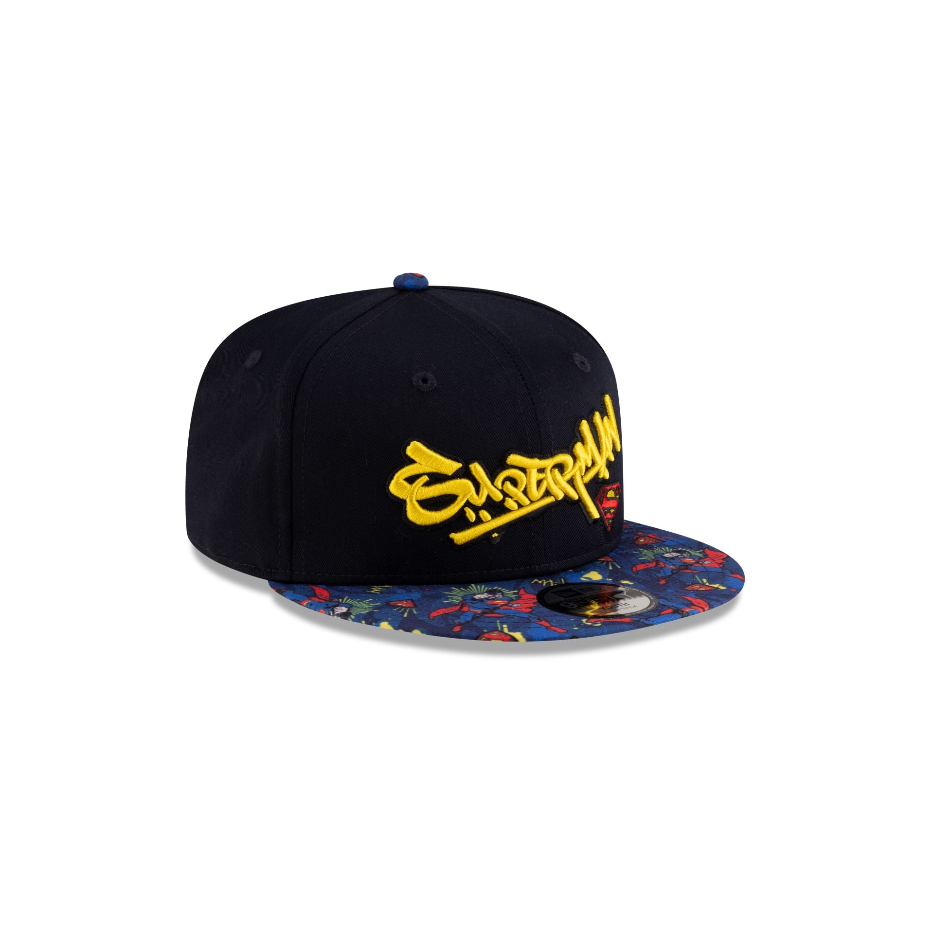 Superman Kids Navy 9FIFTY Snapback Hat - Image 3