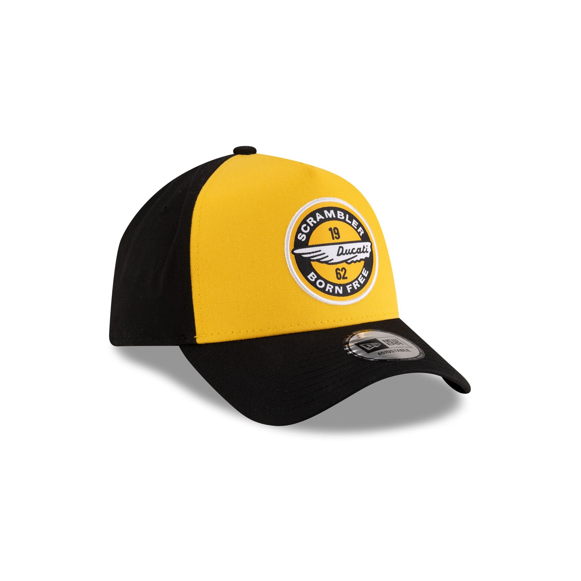 Ducati Lenovo Team MotoGP Yellow 9FORTY A-Frame Trucker Hat - Image 3