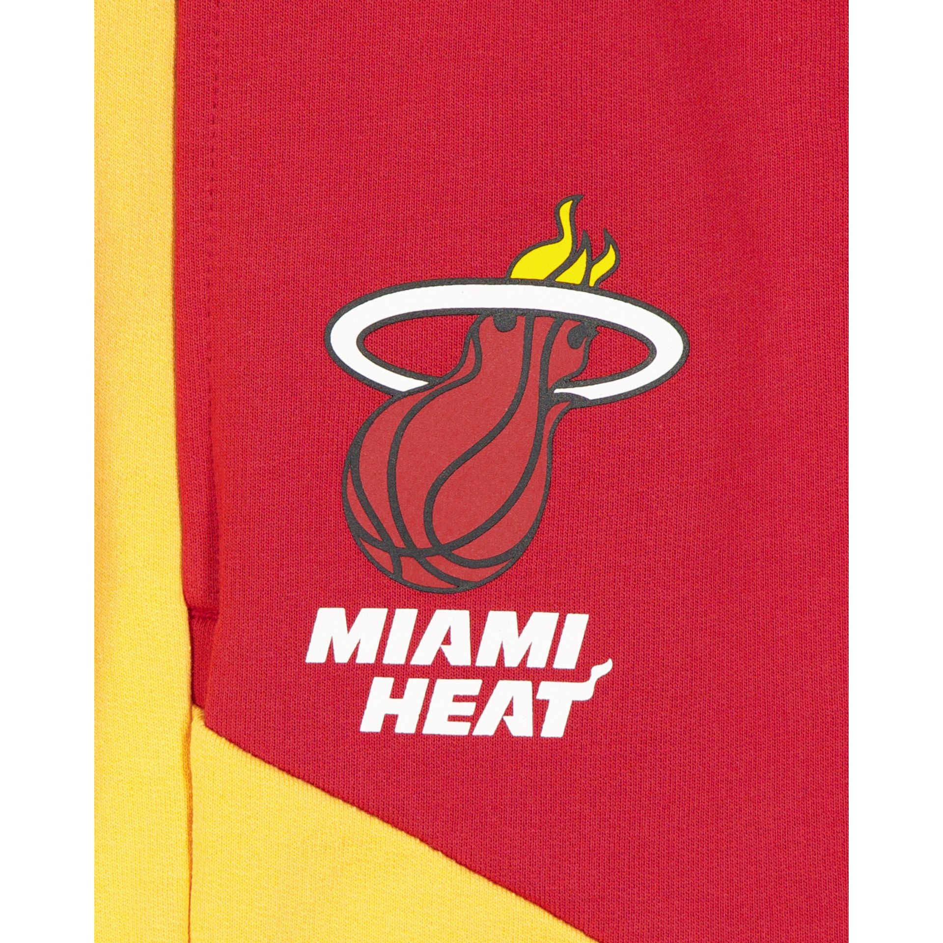 Miami Heat Red Oversized Panel Shorts - Image 3