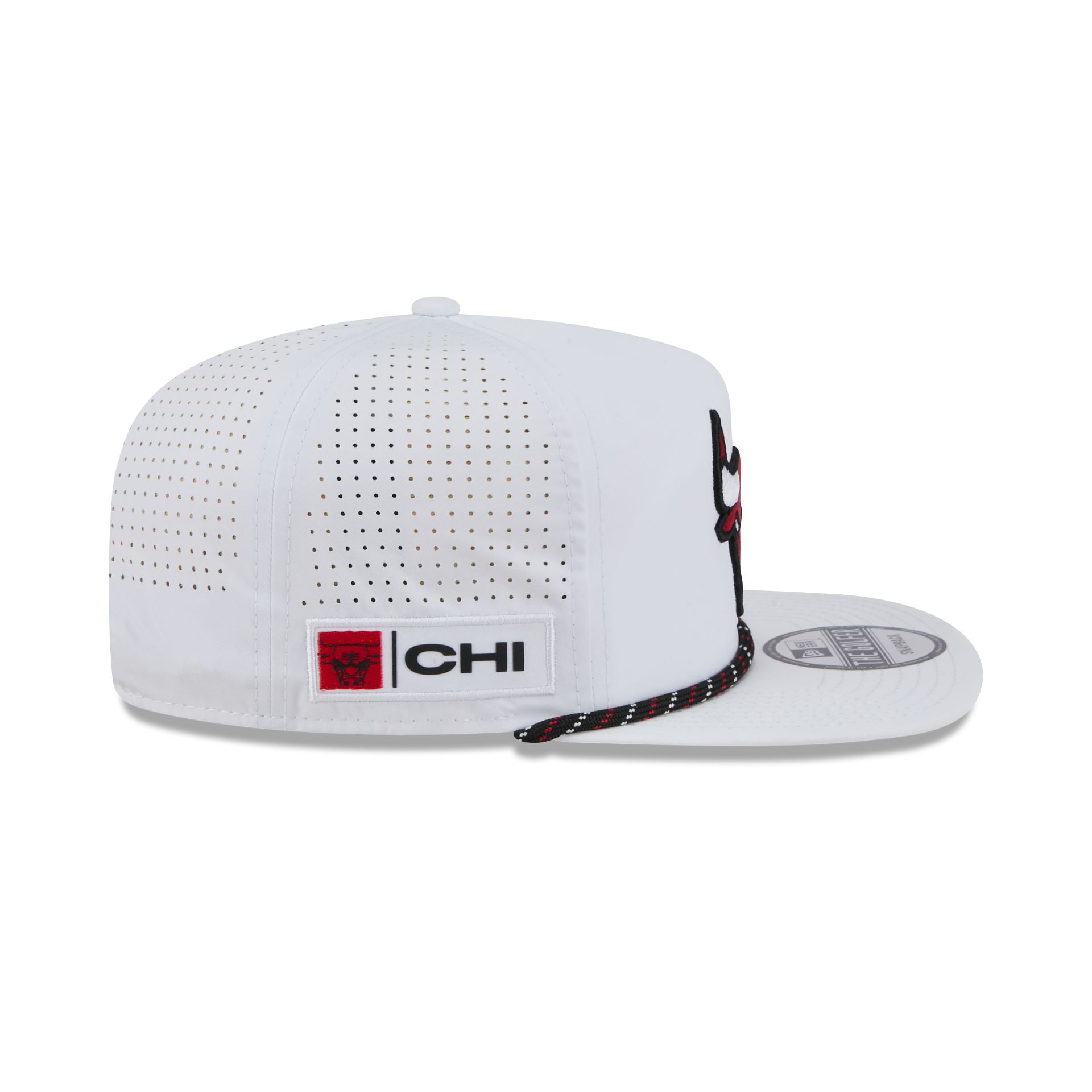 Chicago Bulls Optic White Performance Rope Golfer Hat - Image 5