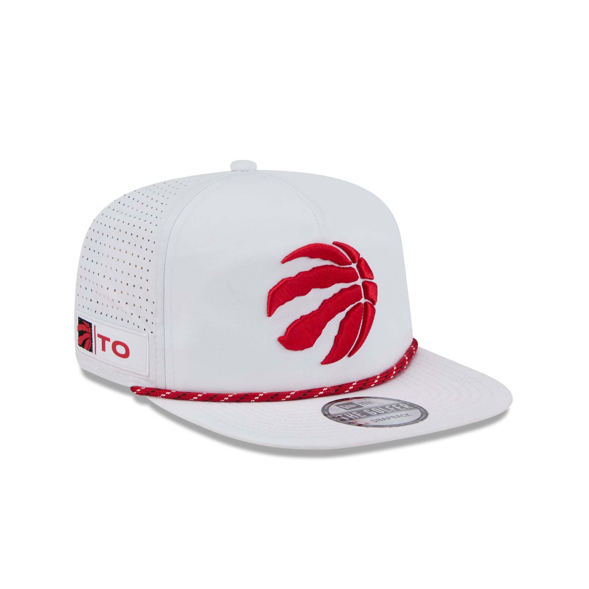 Toronto Raptors Optic White Performance Rope Golfer Hat - Image 3