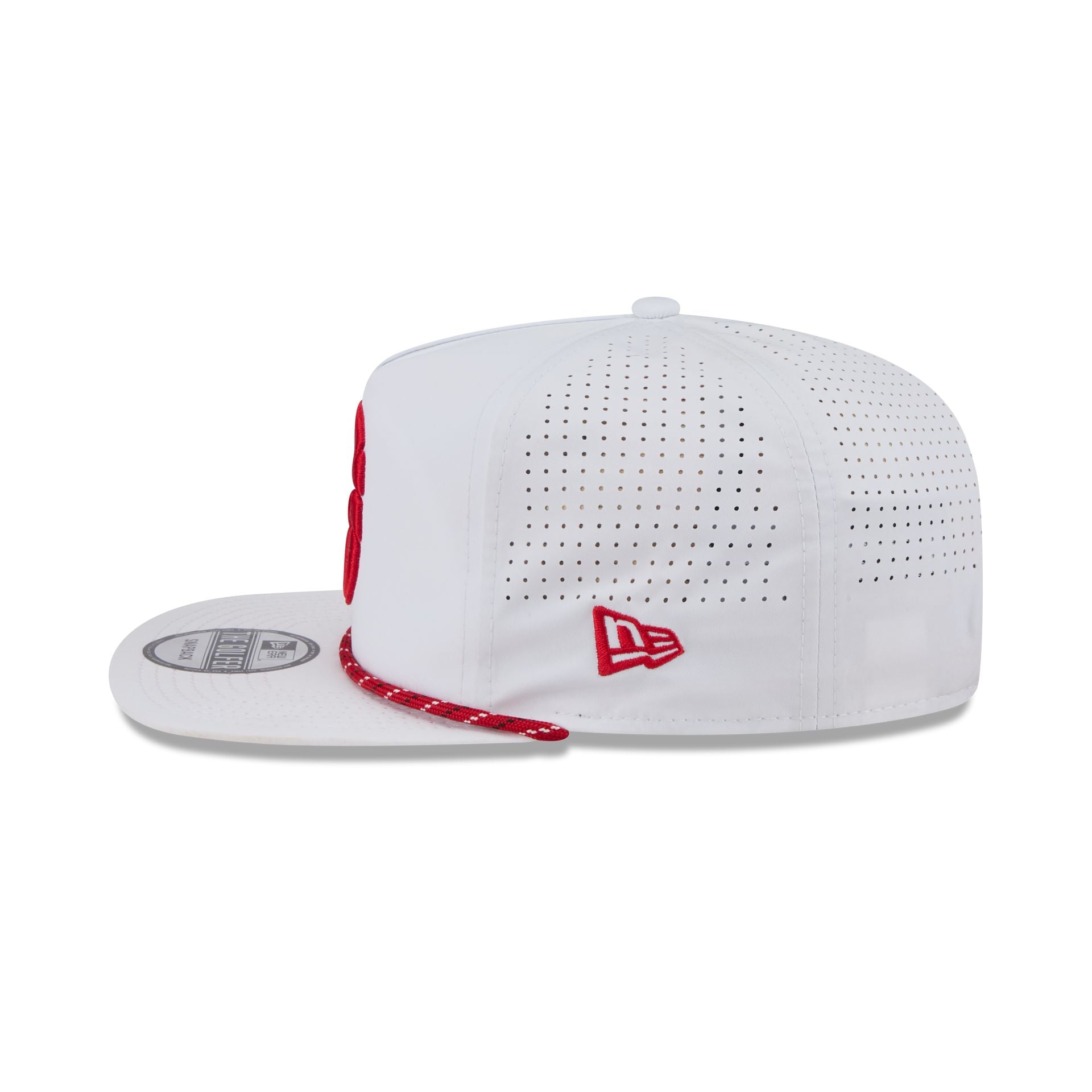 Toronto Raptors Optic White Performance Rope Golfer Hat - Image 4