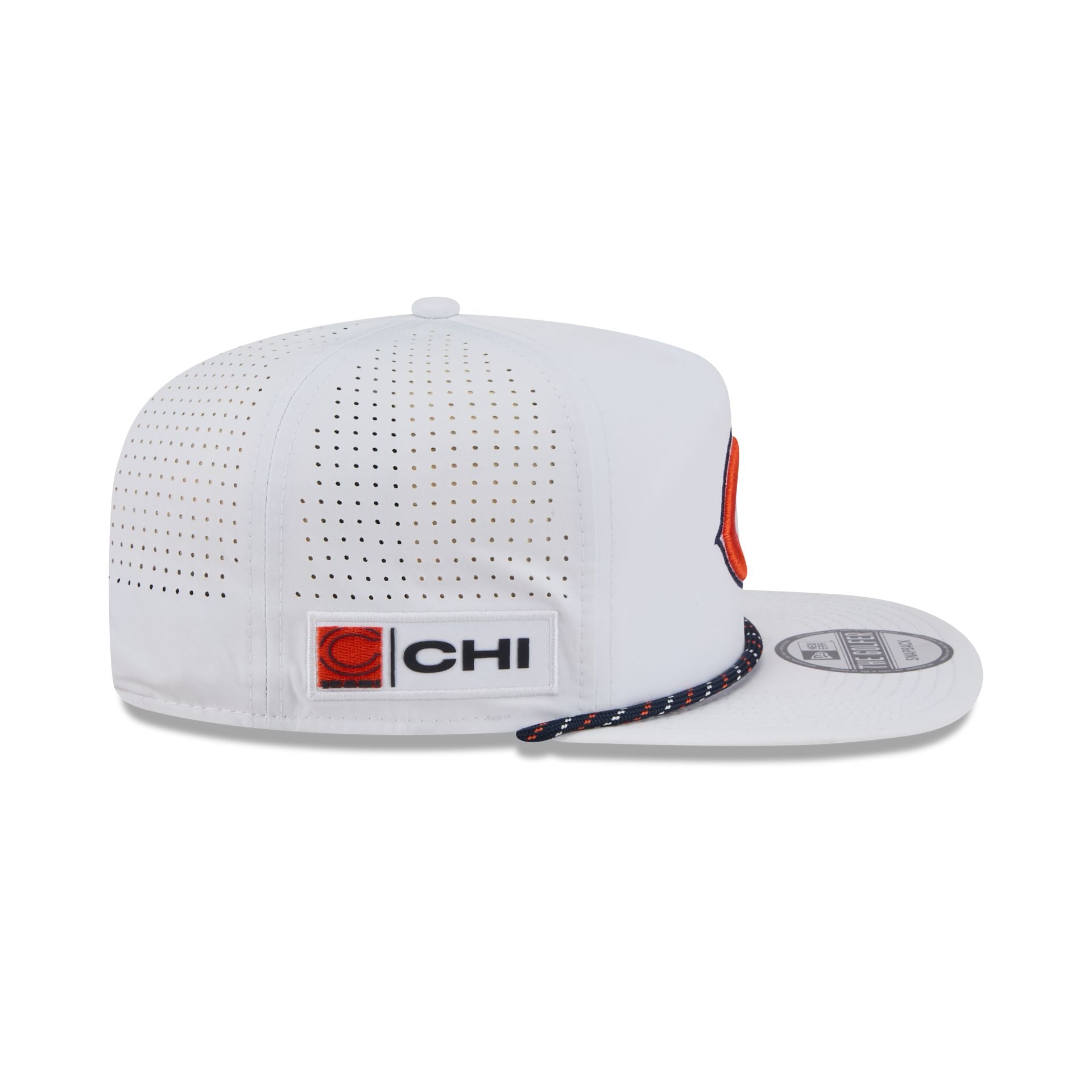 Chicago Bears Optic White Performance Rope Golfer Hat - Image 5