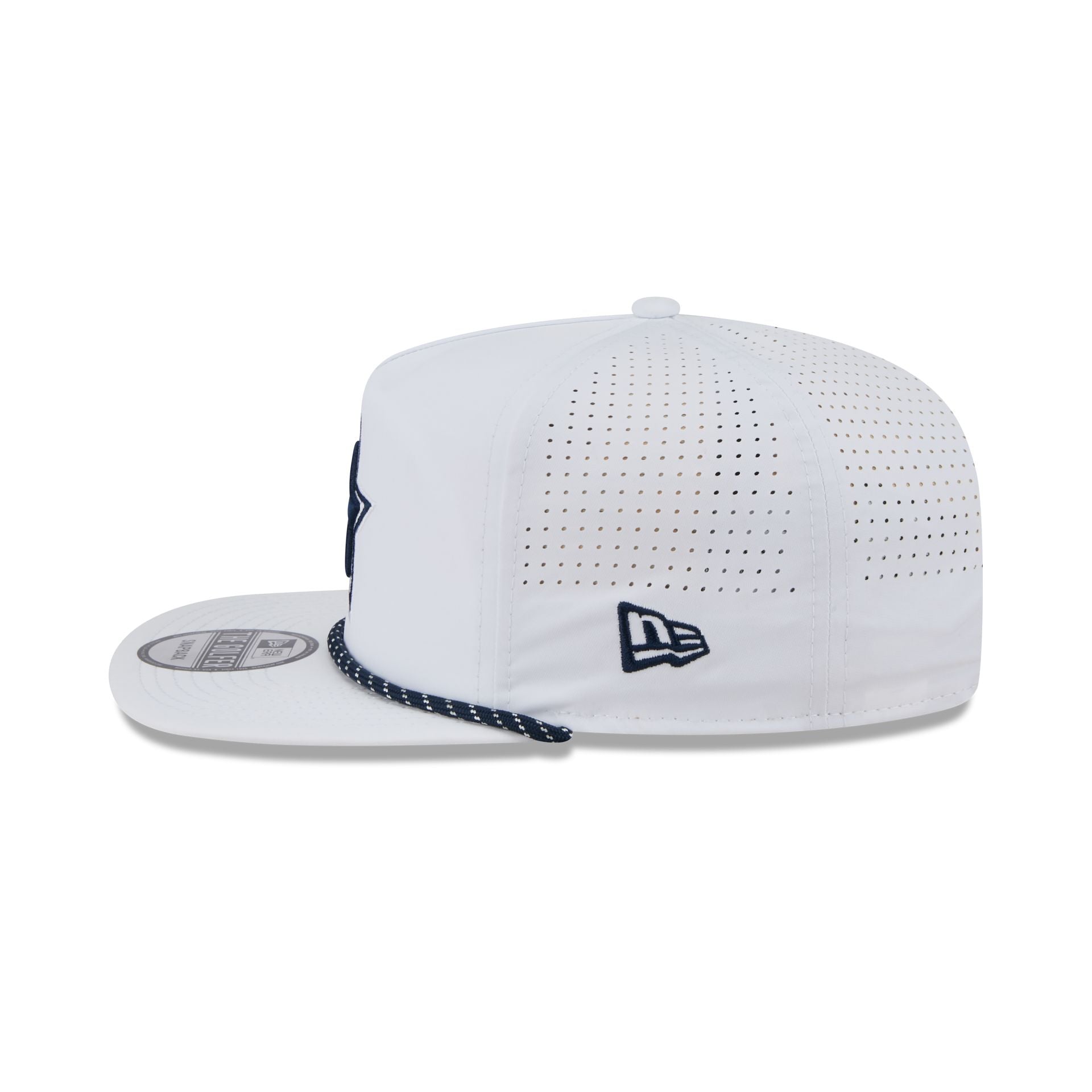 Dallas Cowboys Optic White Performance Rope Golfer Hat - Image 4