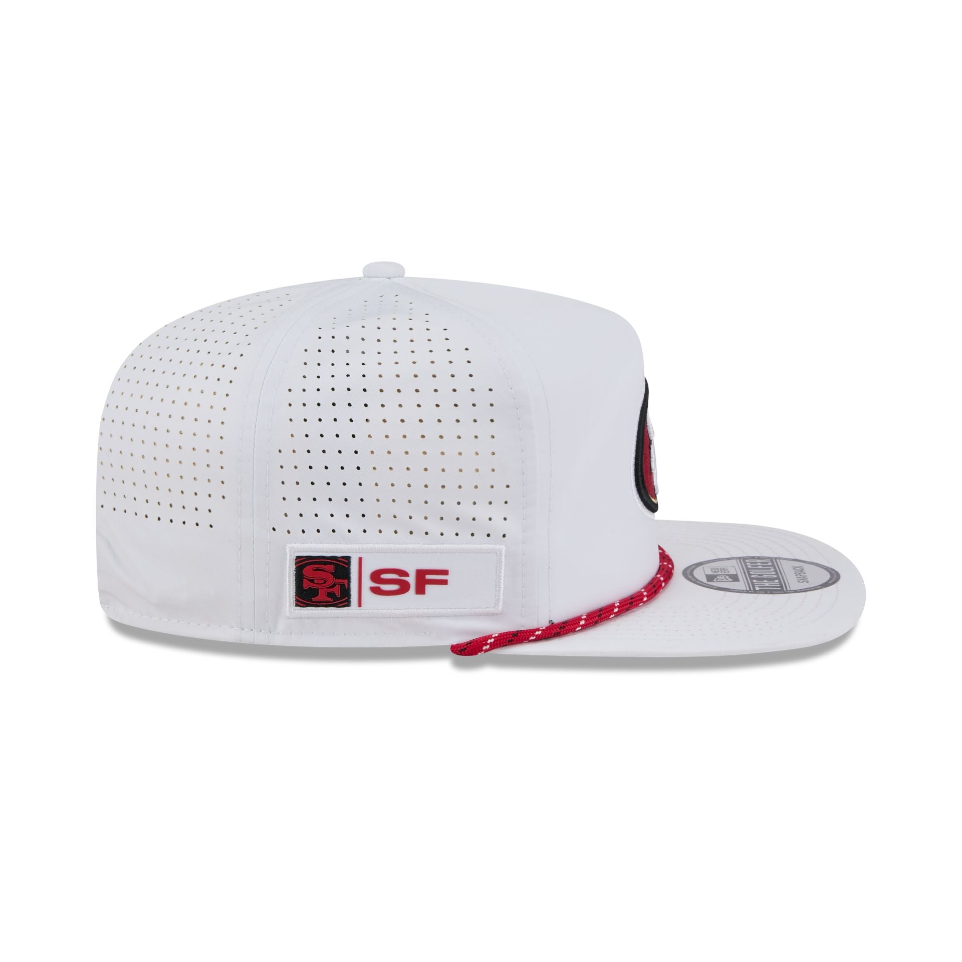 San Francisco 49ers Optic White Performance Rope Golfer Hat - Image 5