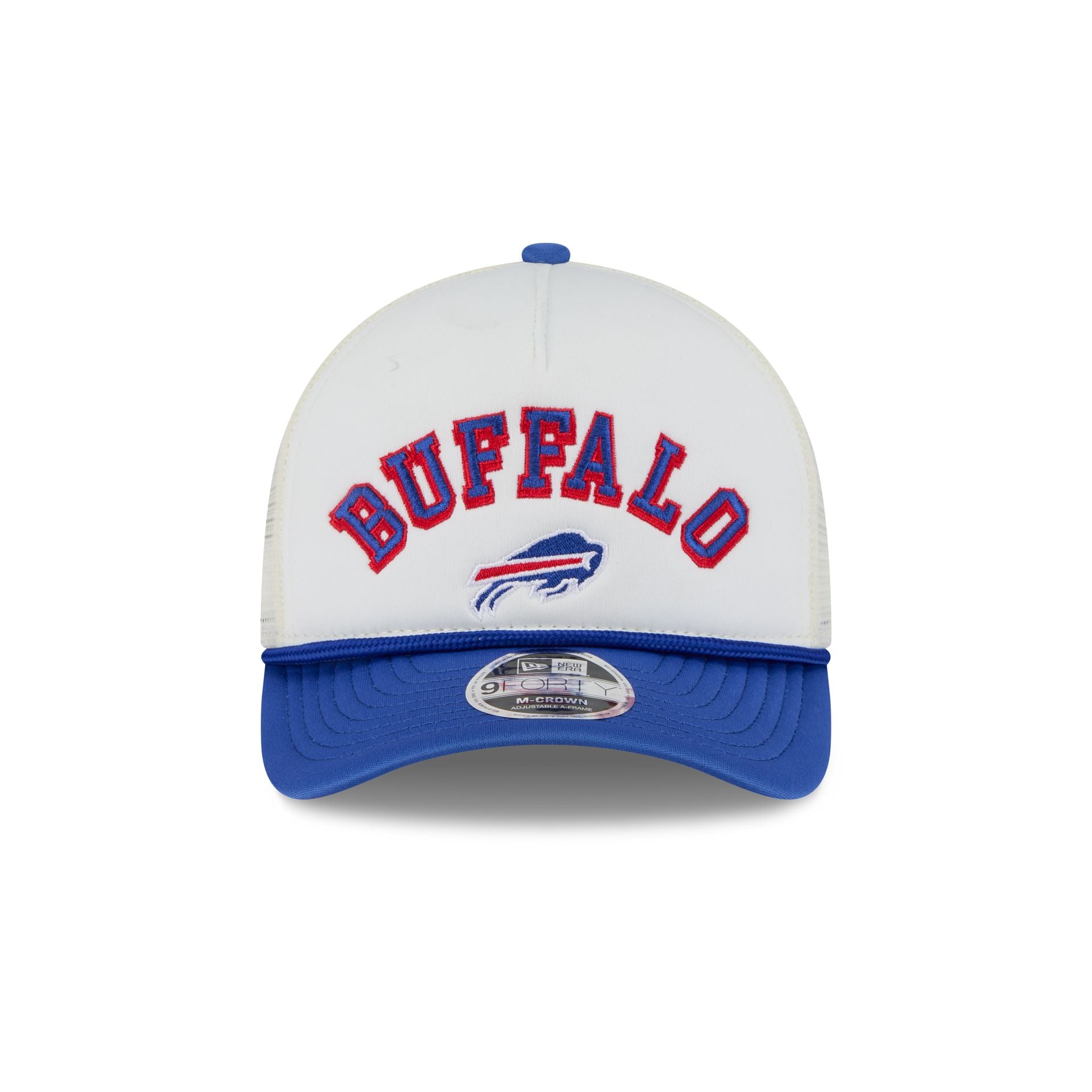 Buffalo Bills Chrome Arch 9FORTY M-Crown A-Frame Trucker Hat - Image 2