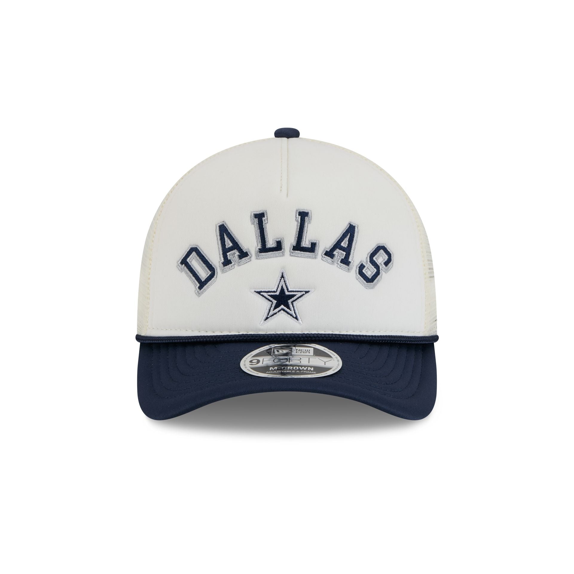 Dallas Cowboys Chrome Arch 9FORTY M-Crown A-Frame Trucker Hat - Image 2