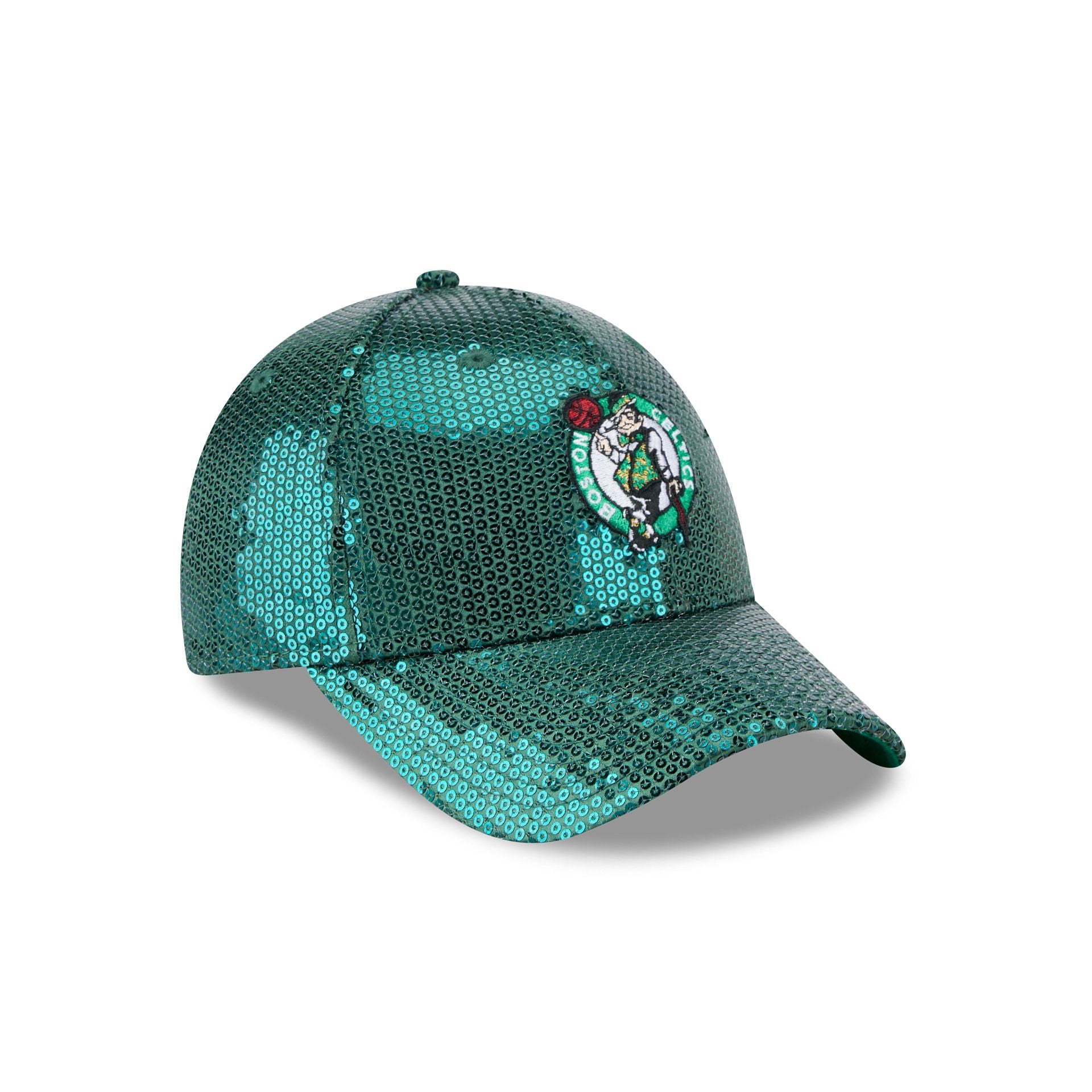 Boston Celtics Sequin Women's 9FORTY Adjustable Hat - Image 3