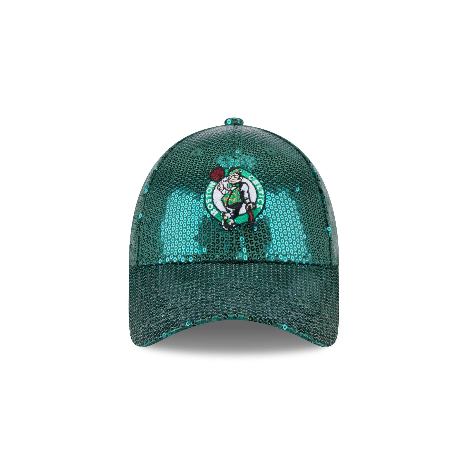 Boston Celtics Sequin Women's 9FORTY Adjustable Hat - Image 2