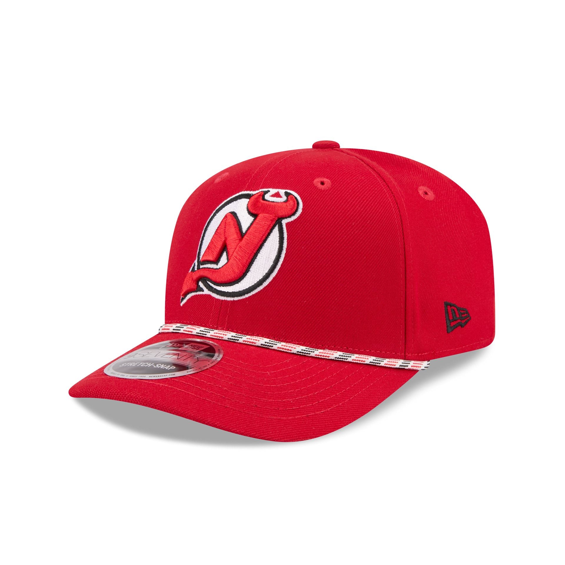 New Jersey Devils Multicolor Rope 9SEVENTY Stretch-Snap Hat