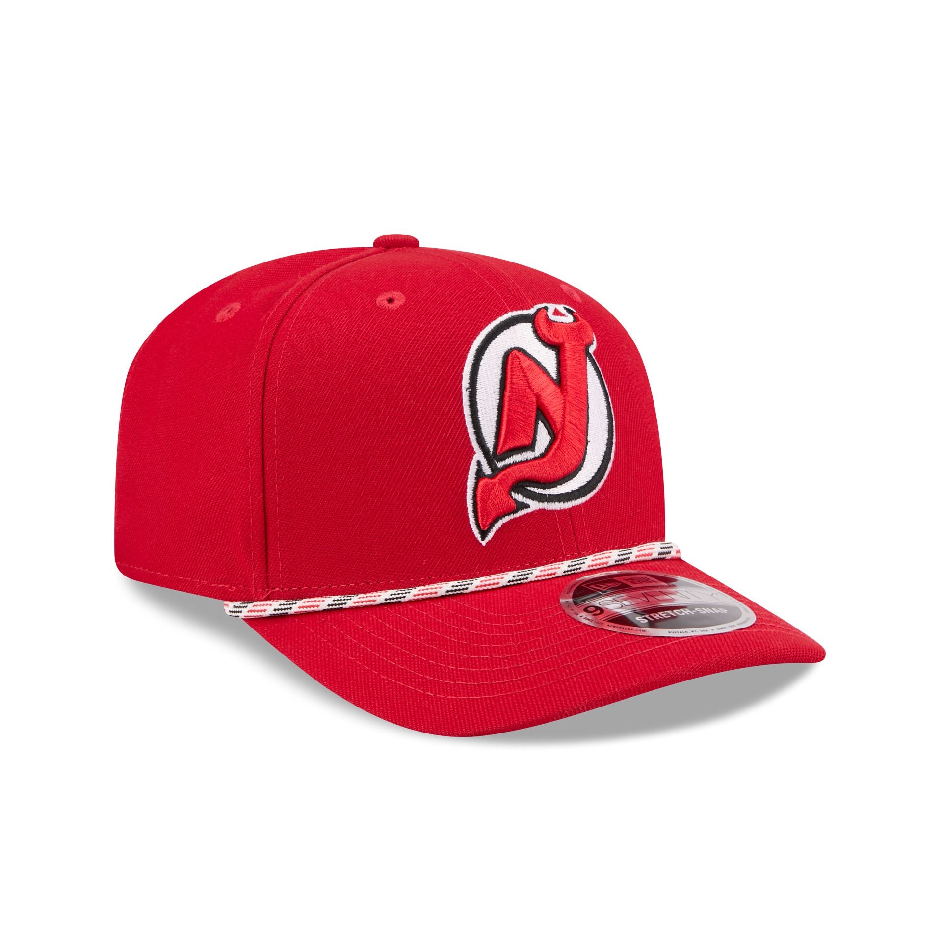 New Jersey Devils Multicolor Rope 9SEVENTY Stretch-Snap Hat - Image 3
