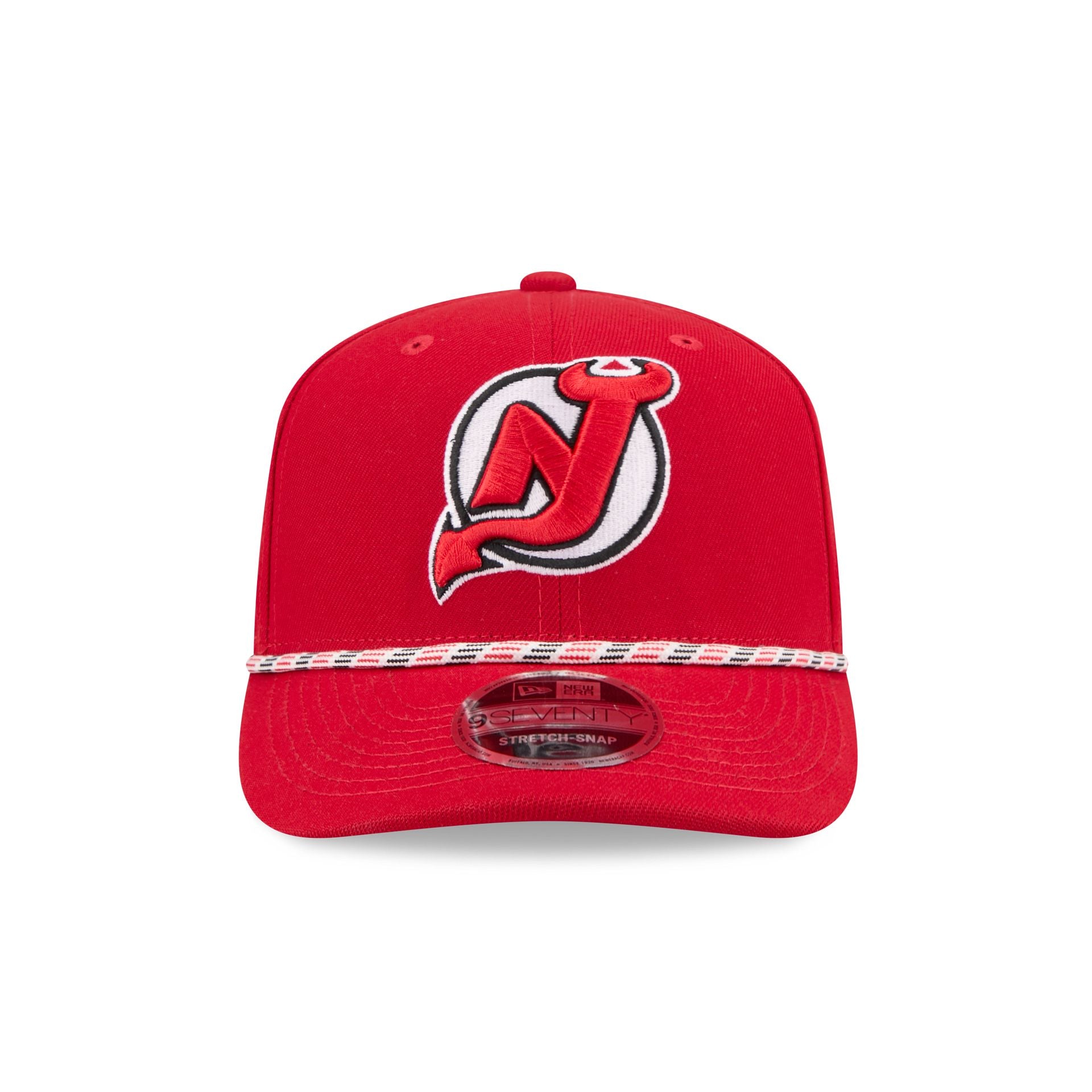 New Jersey Devils Multicolor Rope 9SEVENTY Stretch-Snap Hat - Image 2