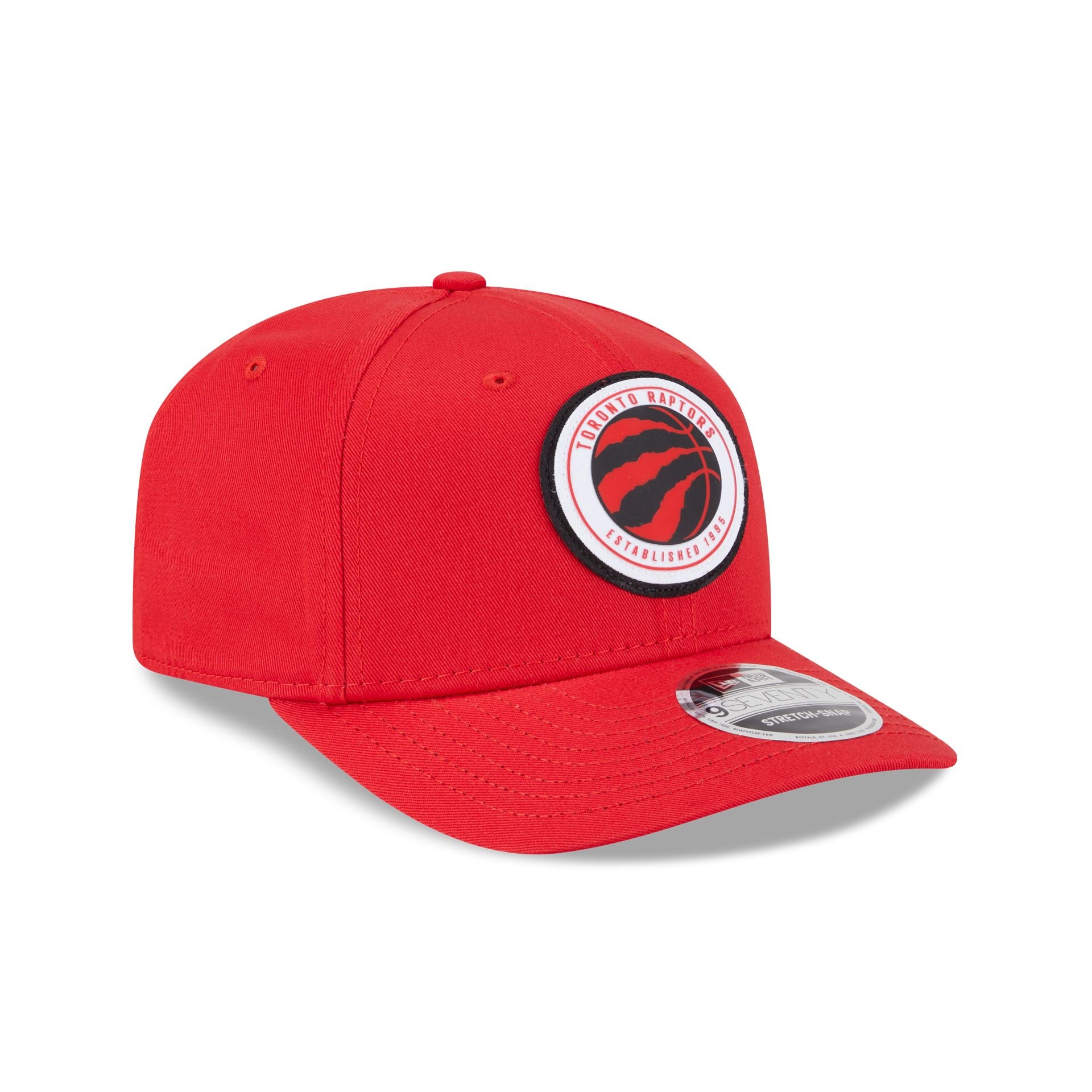 Toronto Raptors Circle Patch 9SEVENTY Stretch-Snap Hat - Image 3