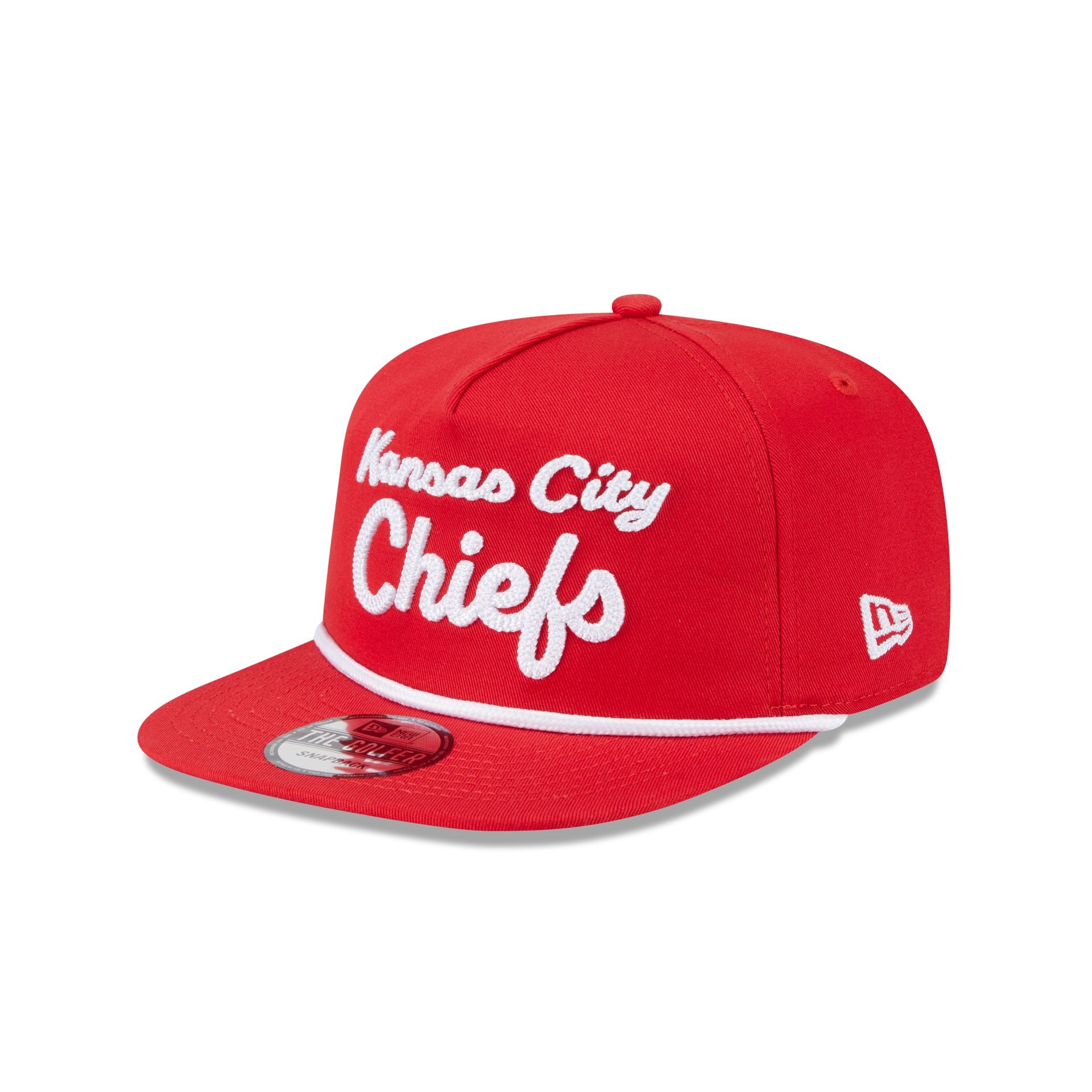 Kansas City Chiefs Team Text Golfer Hat - Image 3