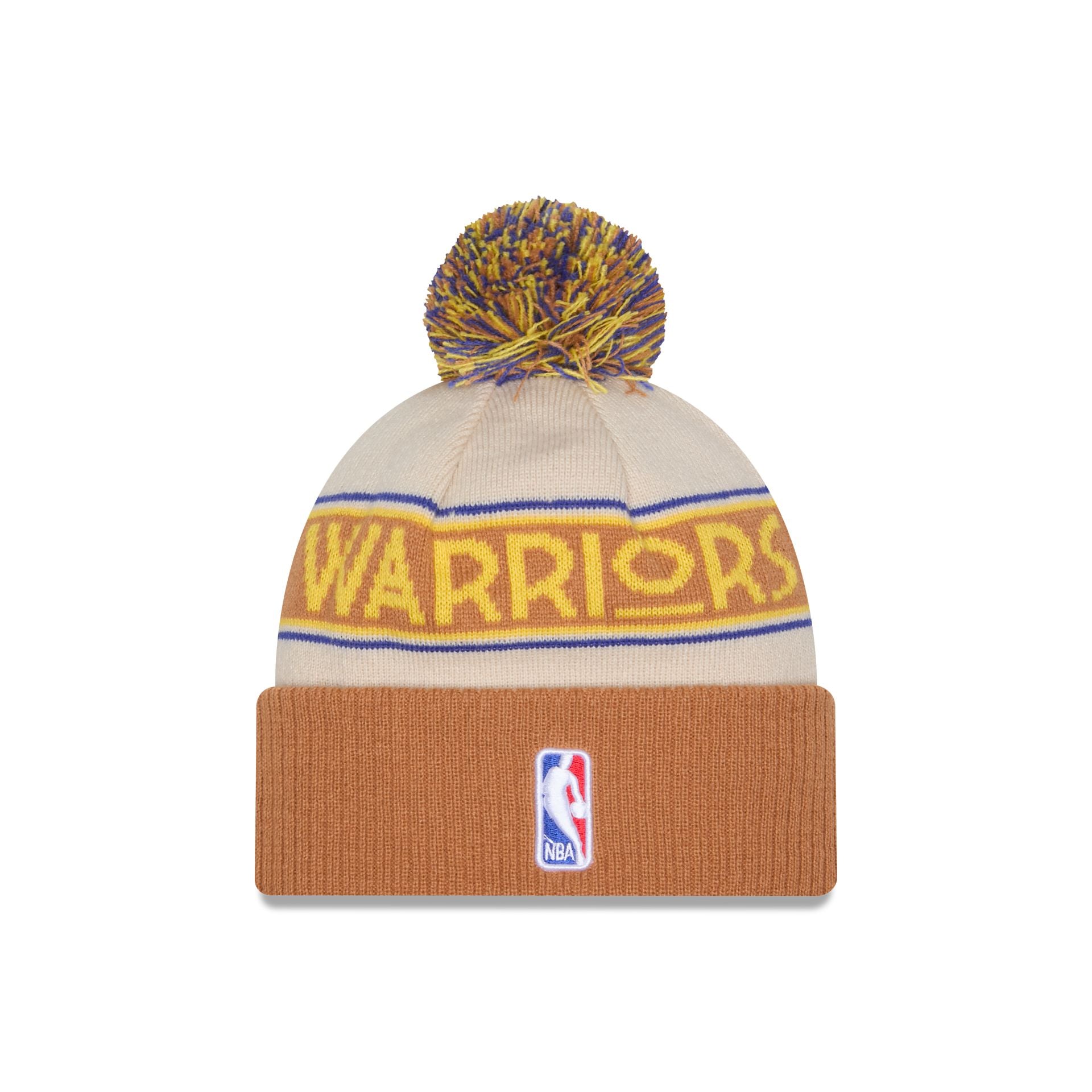 Golden State Warriors 2025 All-Star Game Fan Pack Pom Knit Hat - Image 2