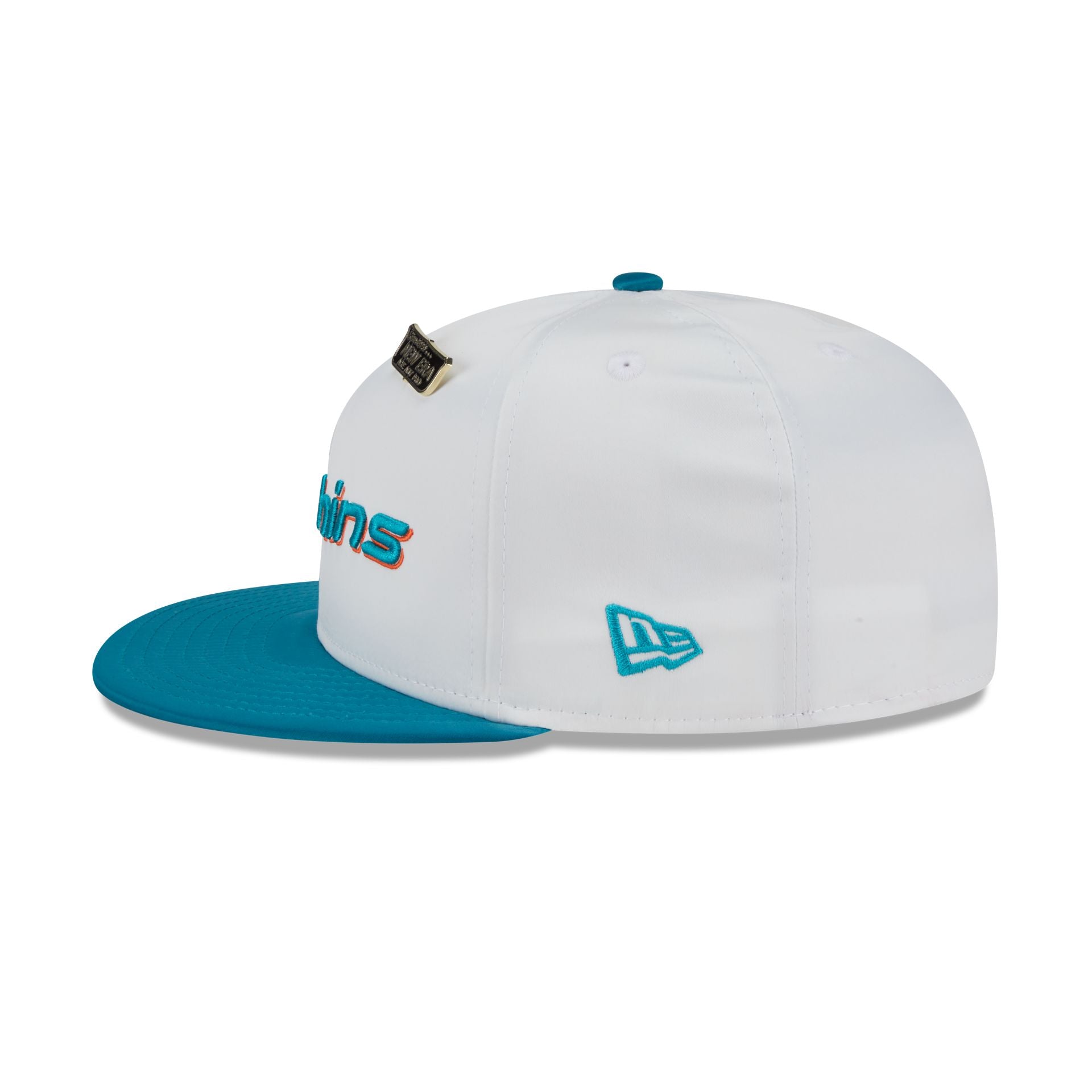 Miami Dolphins Spring Satin 59FIFTY Fitted Hat - Image 5